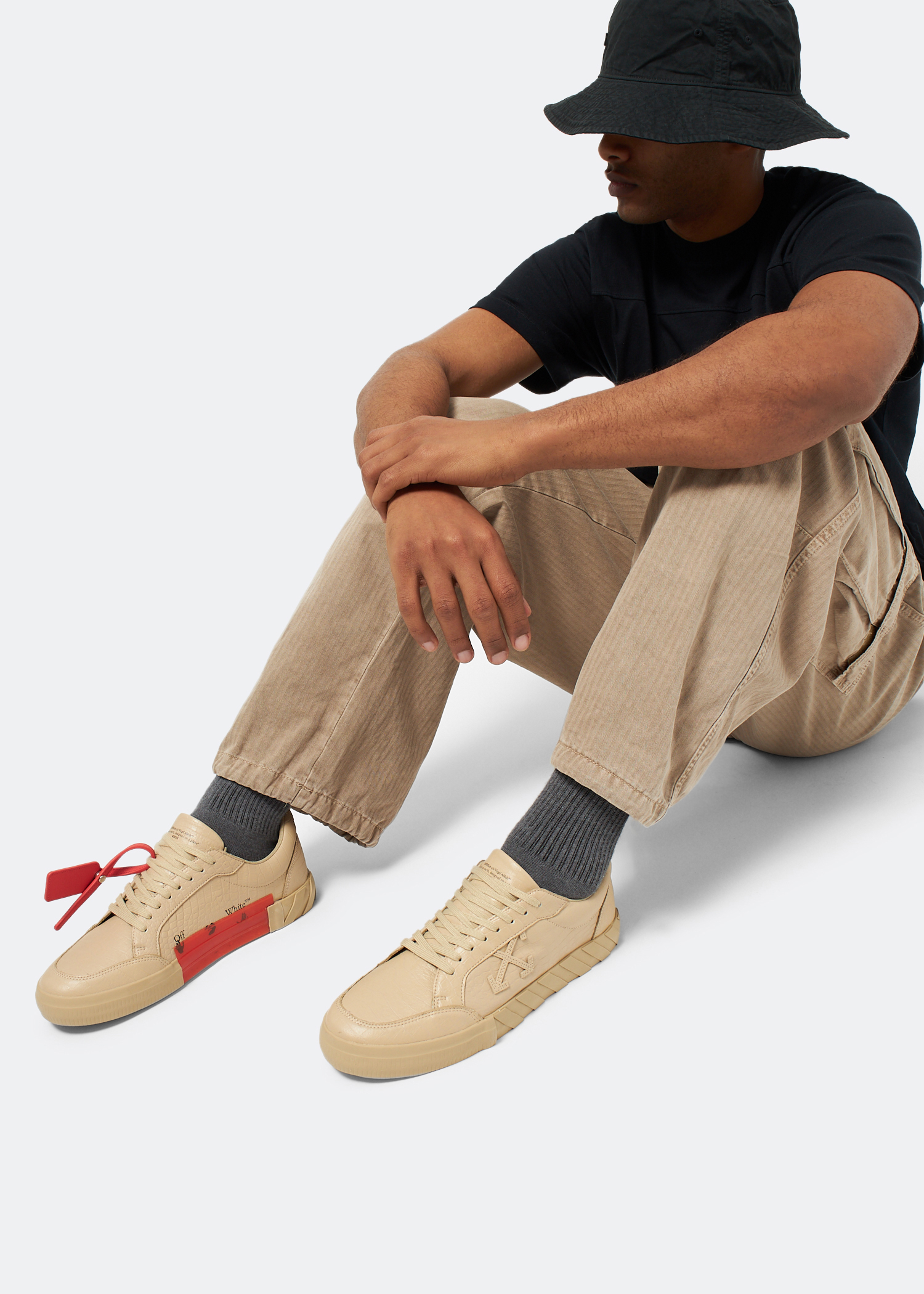 

Low Vulcanised sneakers, Brown