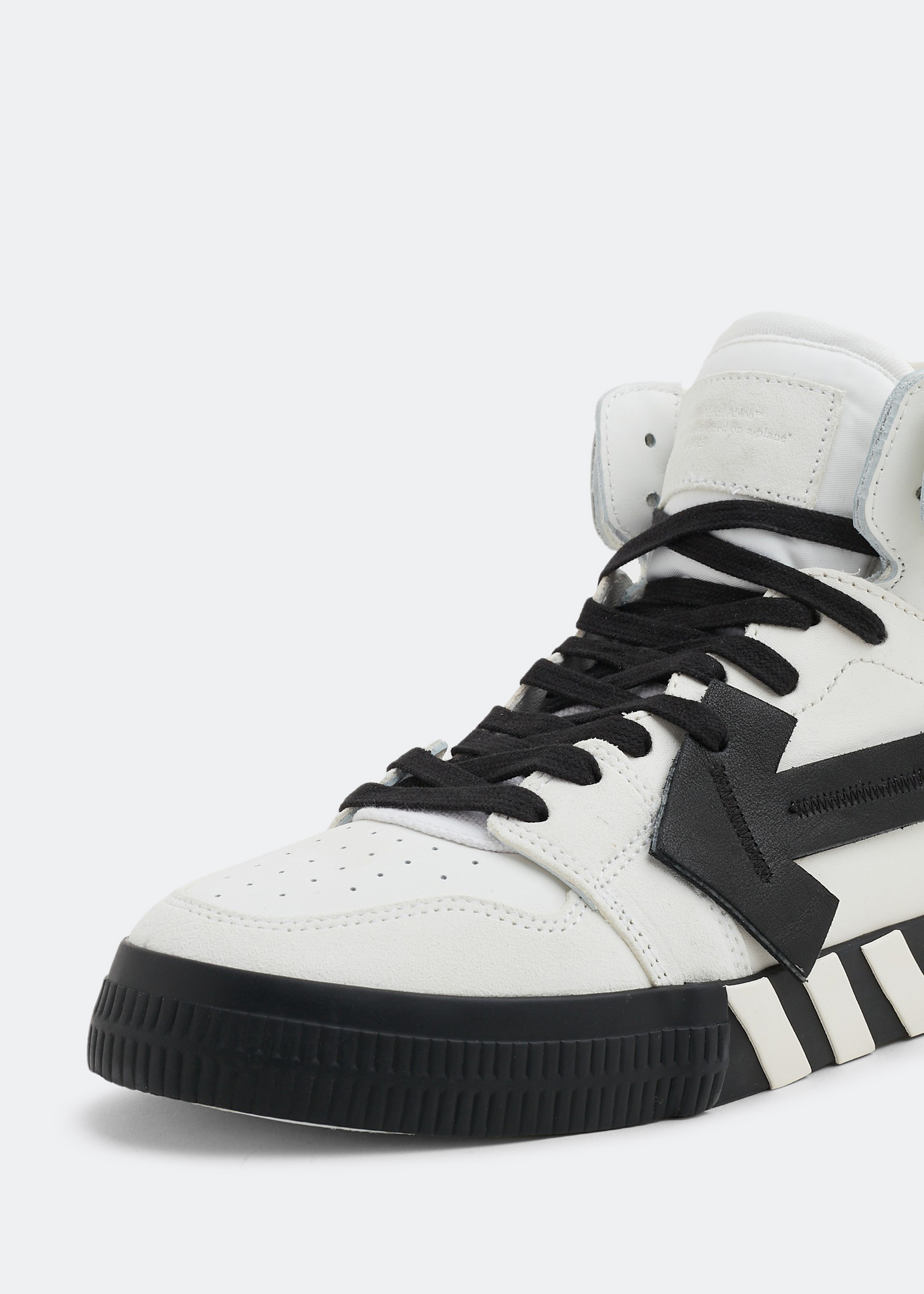 

Vulcanized high-top sneakers, White