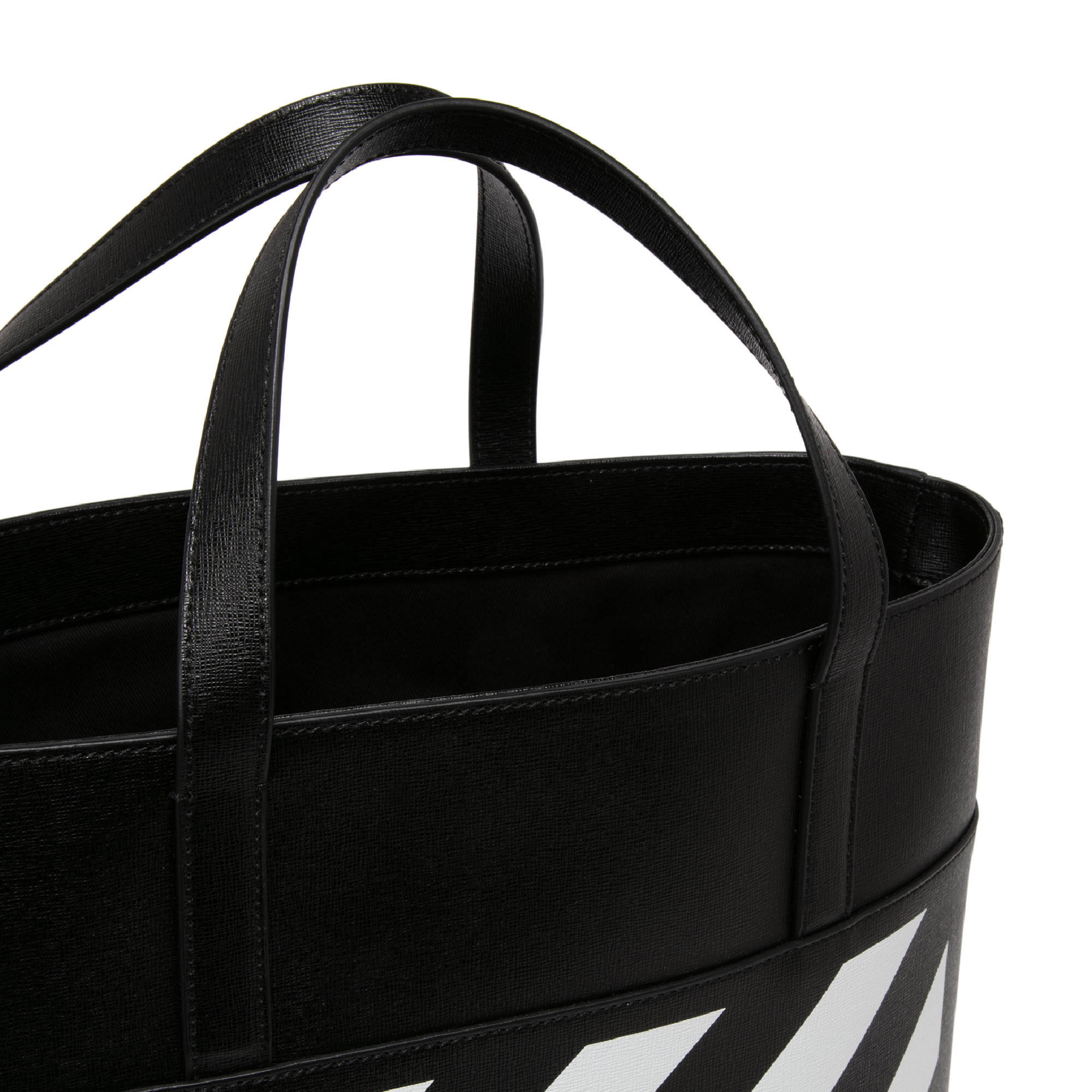 

Diagonal tote bag, Black