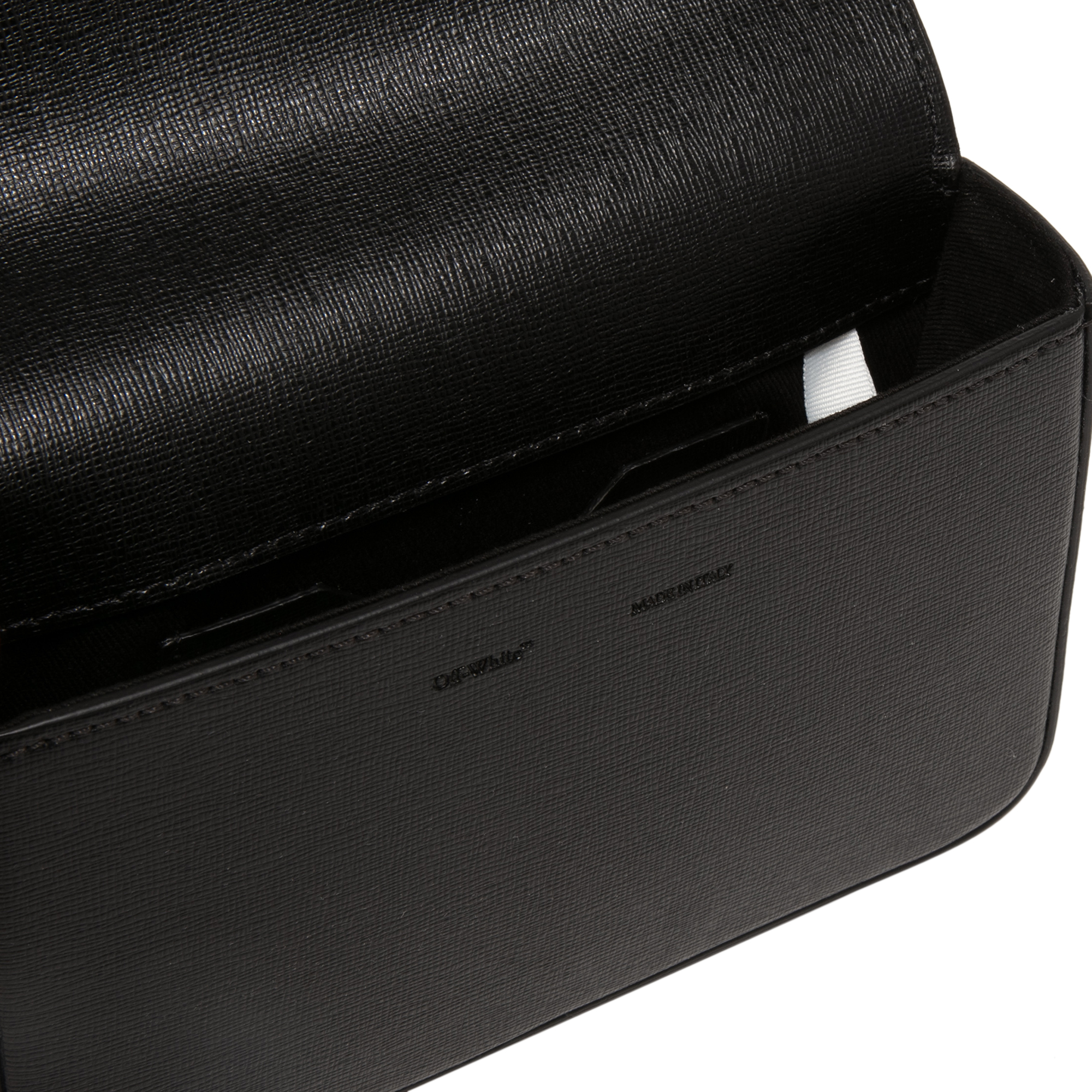 

Diag saffiano pouch, Black