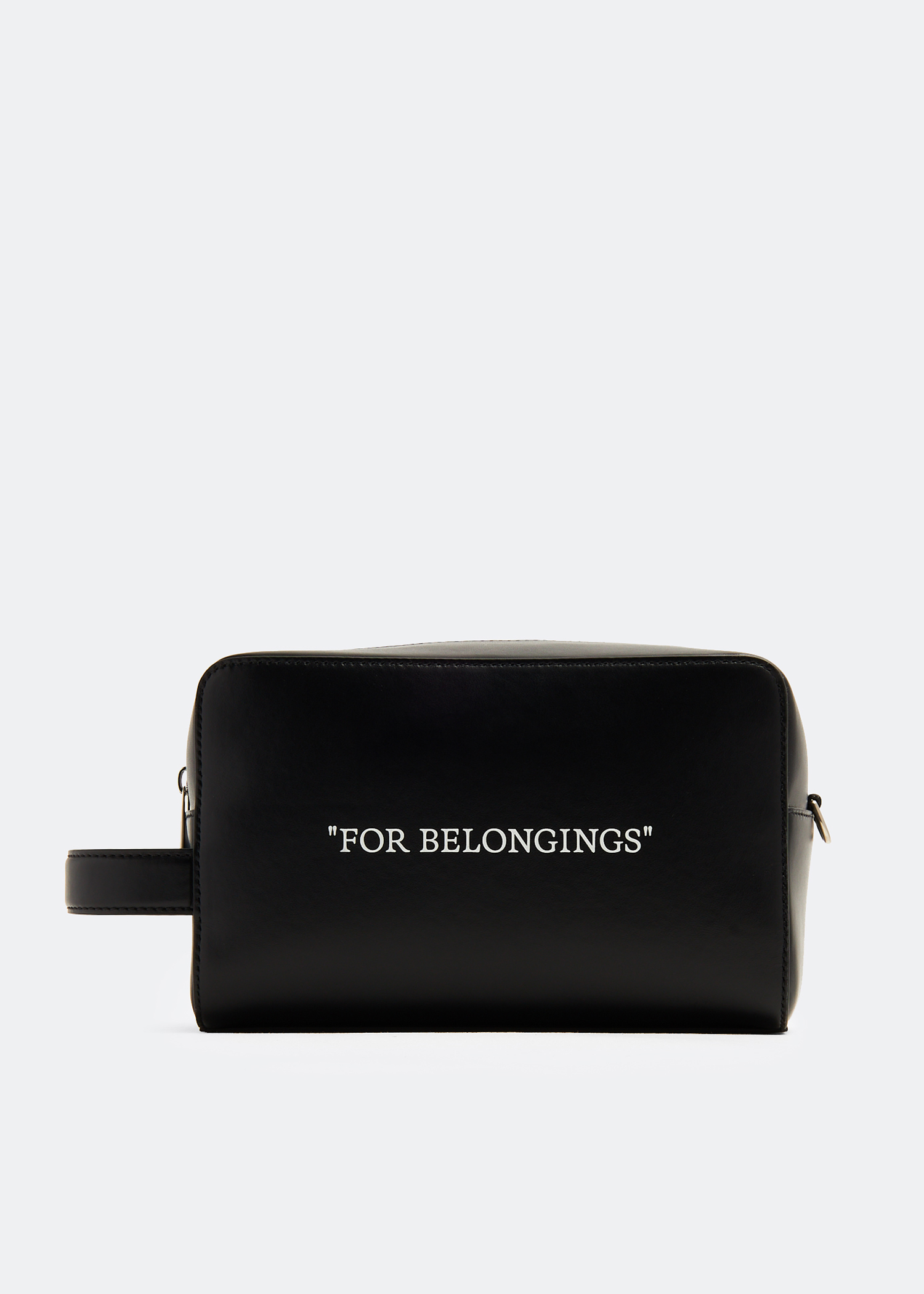 

Quote Bookish pouch, Black