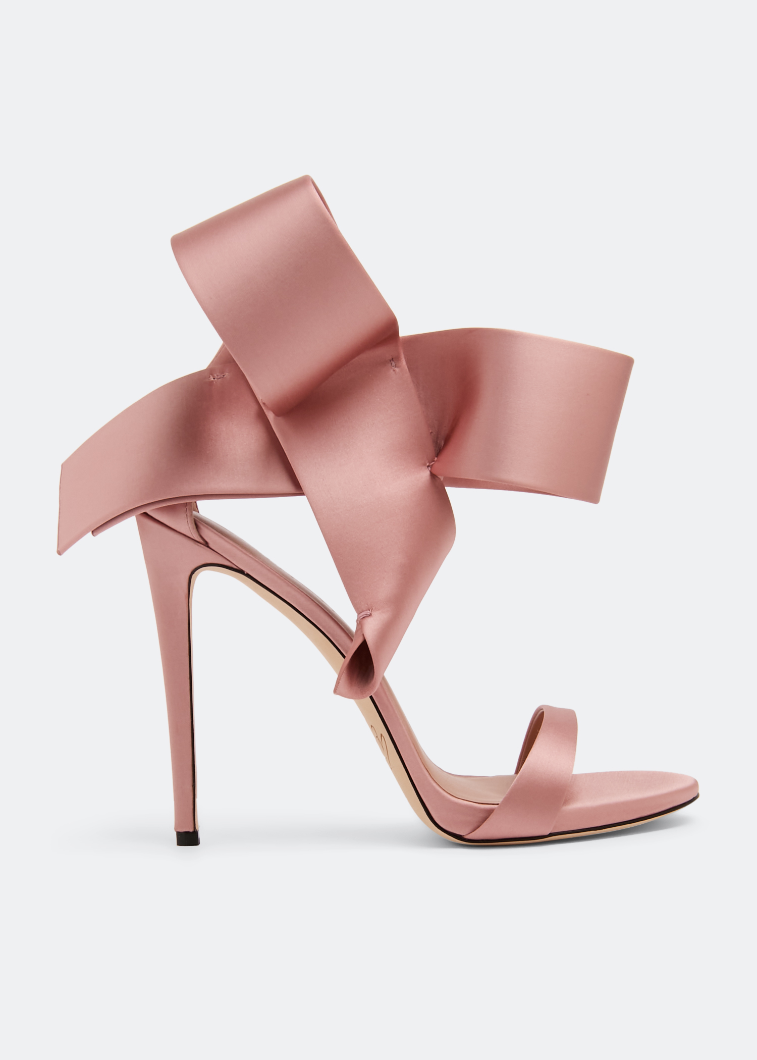 Aminah Abdul Jillil Bow open toe sandals for Women Pink in UAE