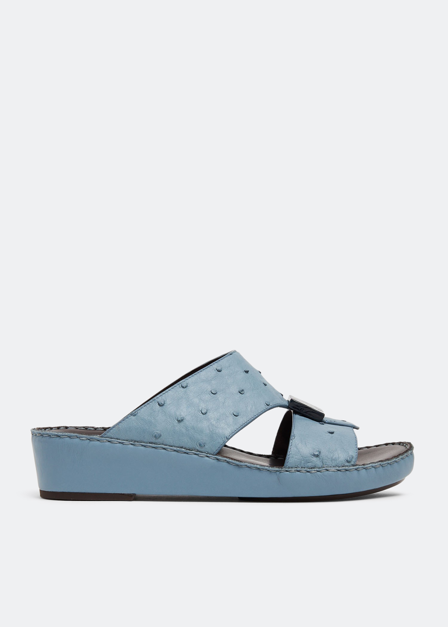 

Cerchio Ostrich sandals, Blue