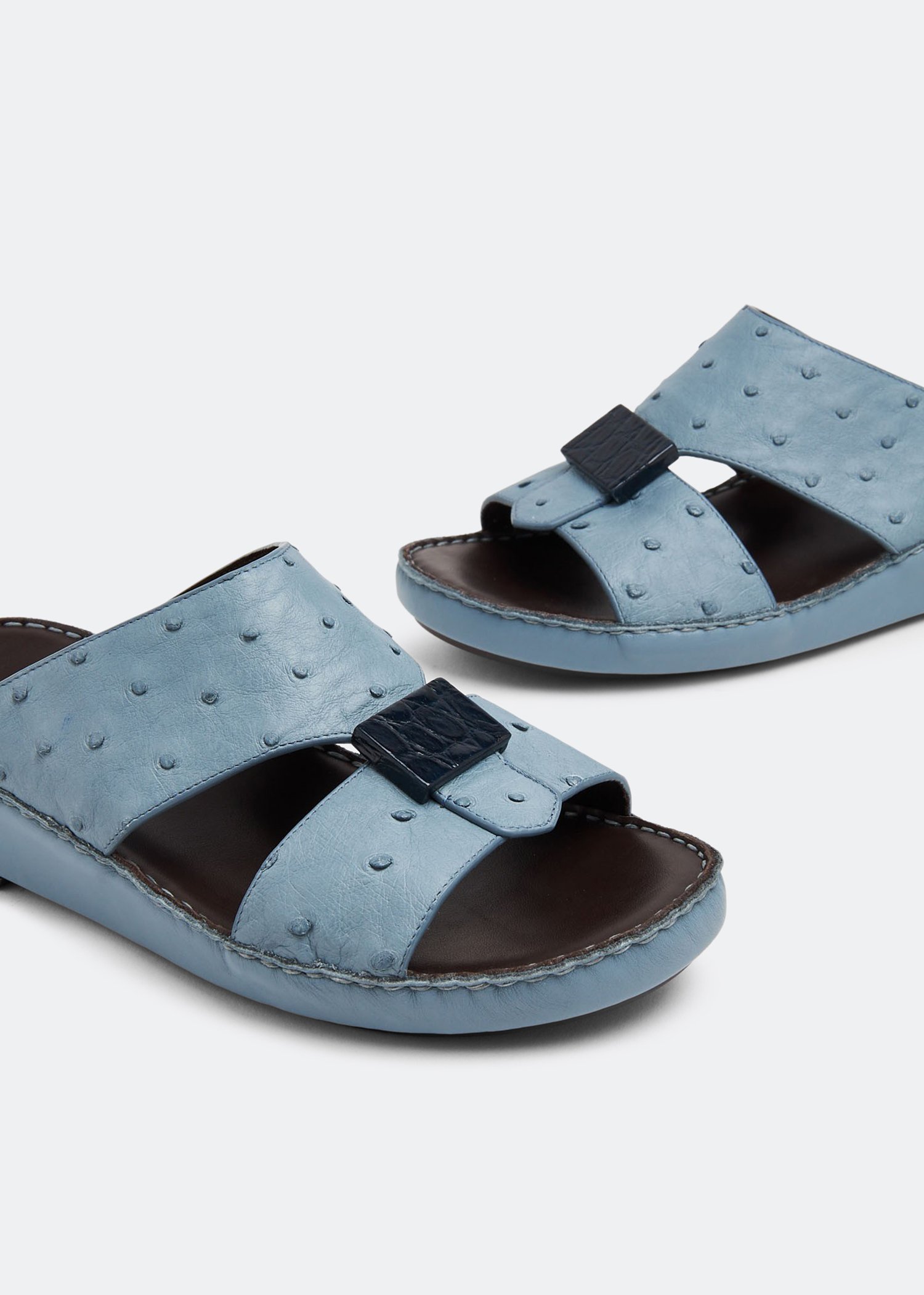 

Cerchio Ostrich sandals, Blue