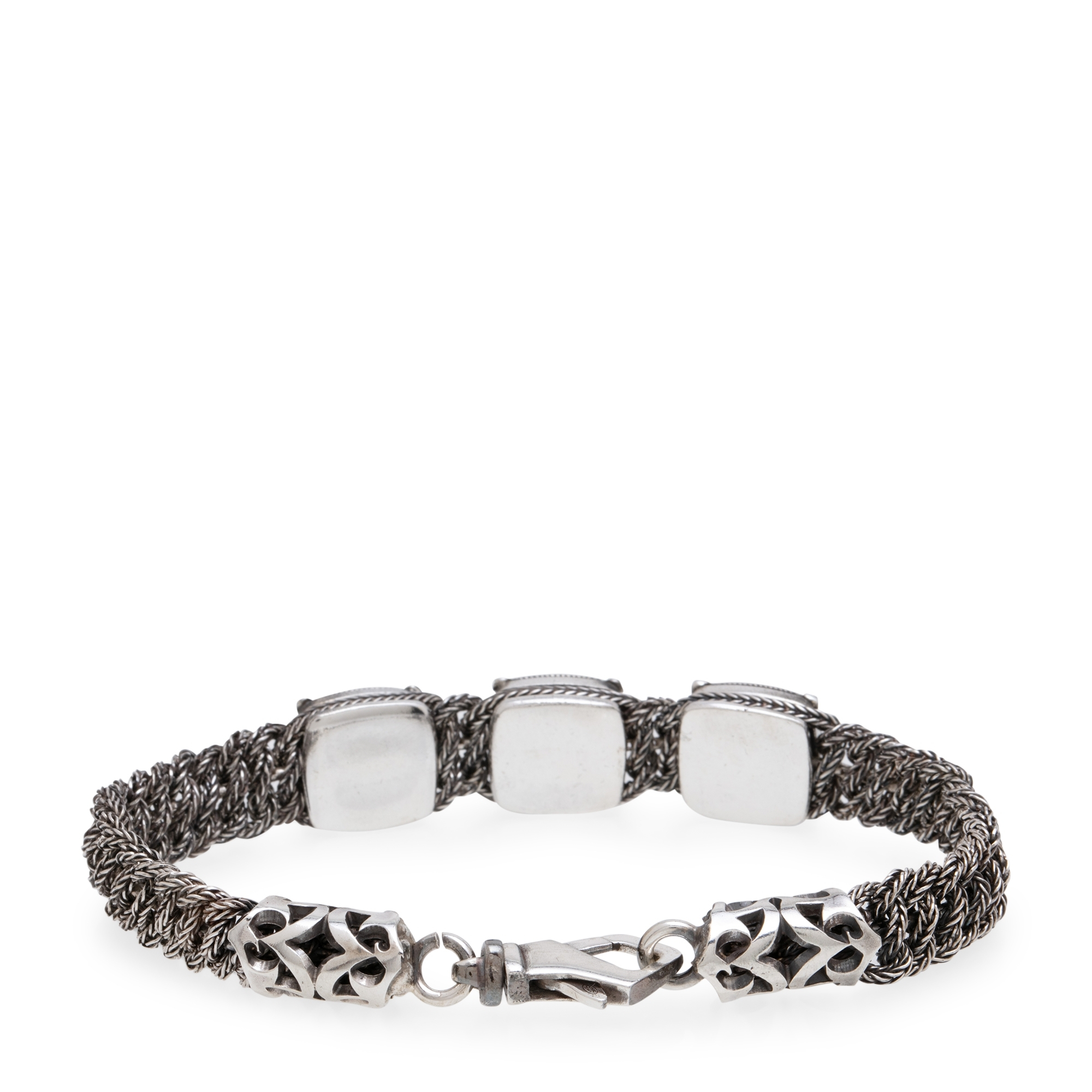 

Metal chain bracelet, Silver