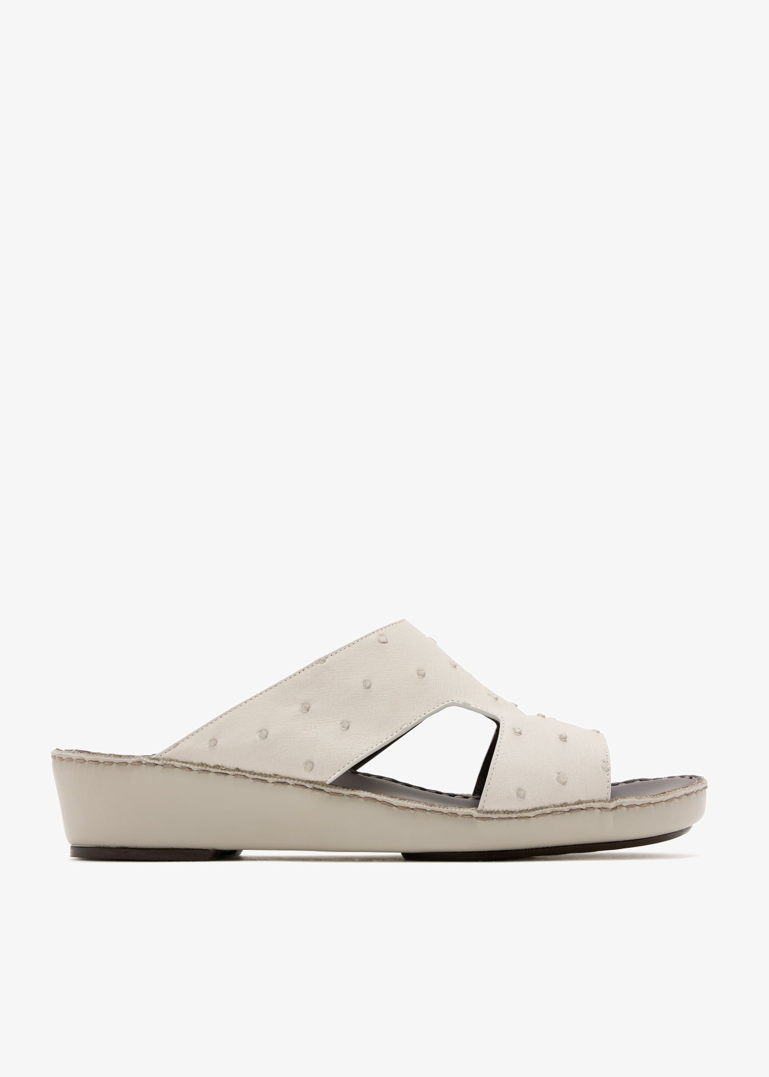 

Arca Ostrich Naturale sandals, Grey