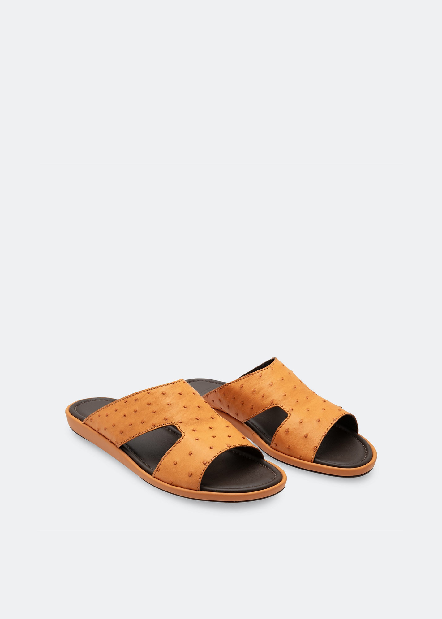 

Ostrich sandals, Brown