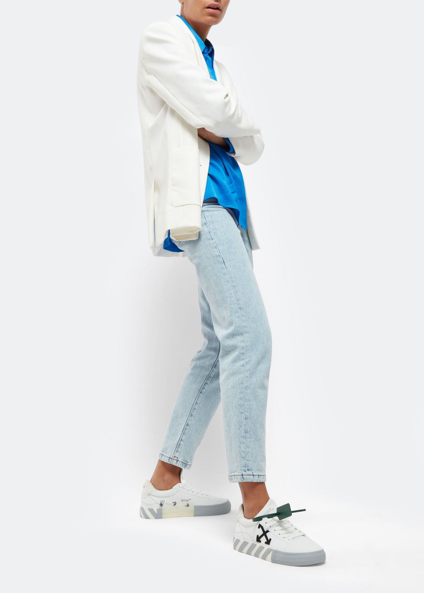 

Low Vulcanized sneakers, White