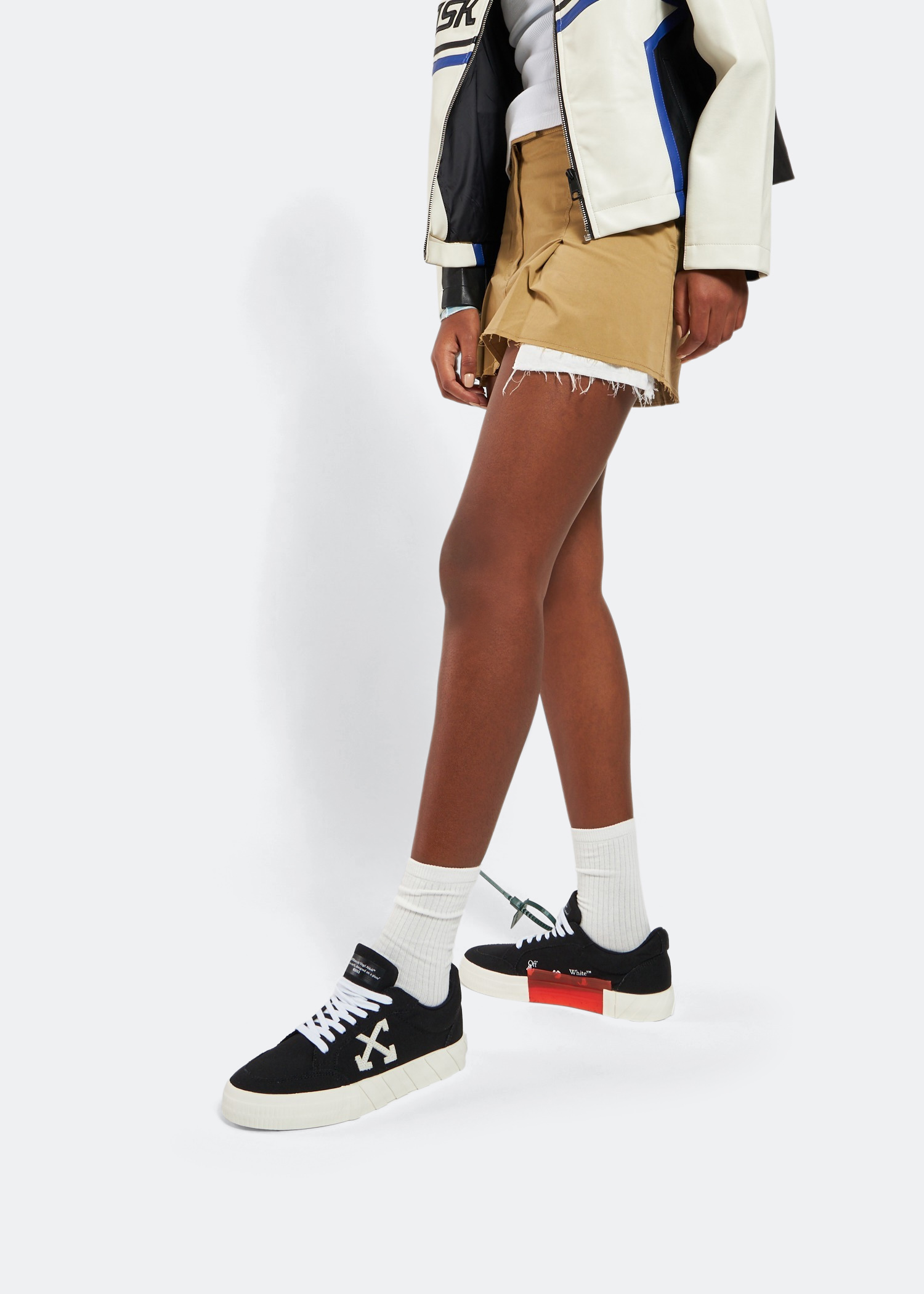 

Low Vulcanised sneakers, Black
