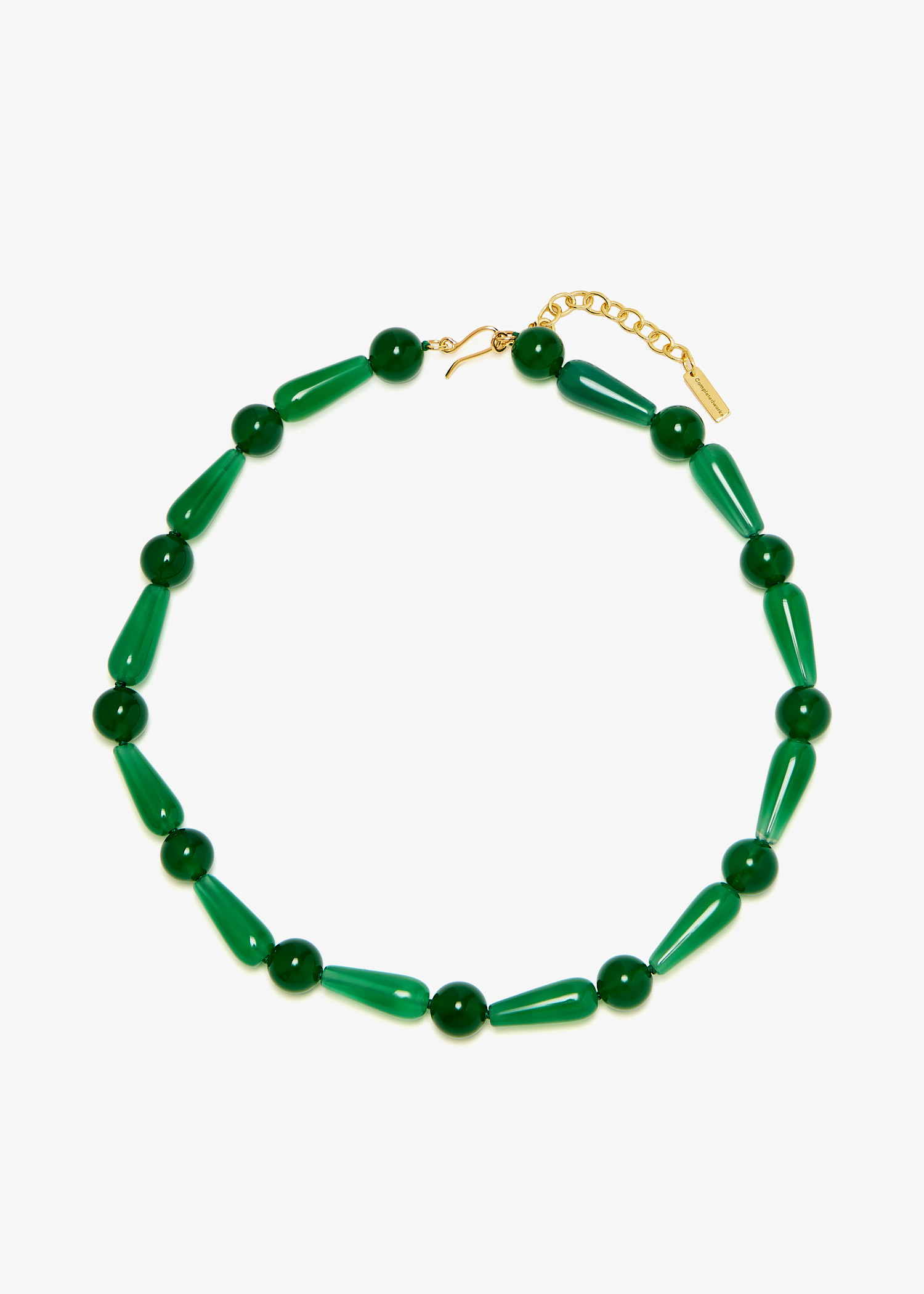 

The Depths of Time necklace, Green