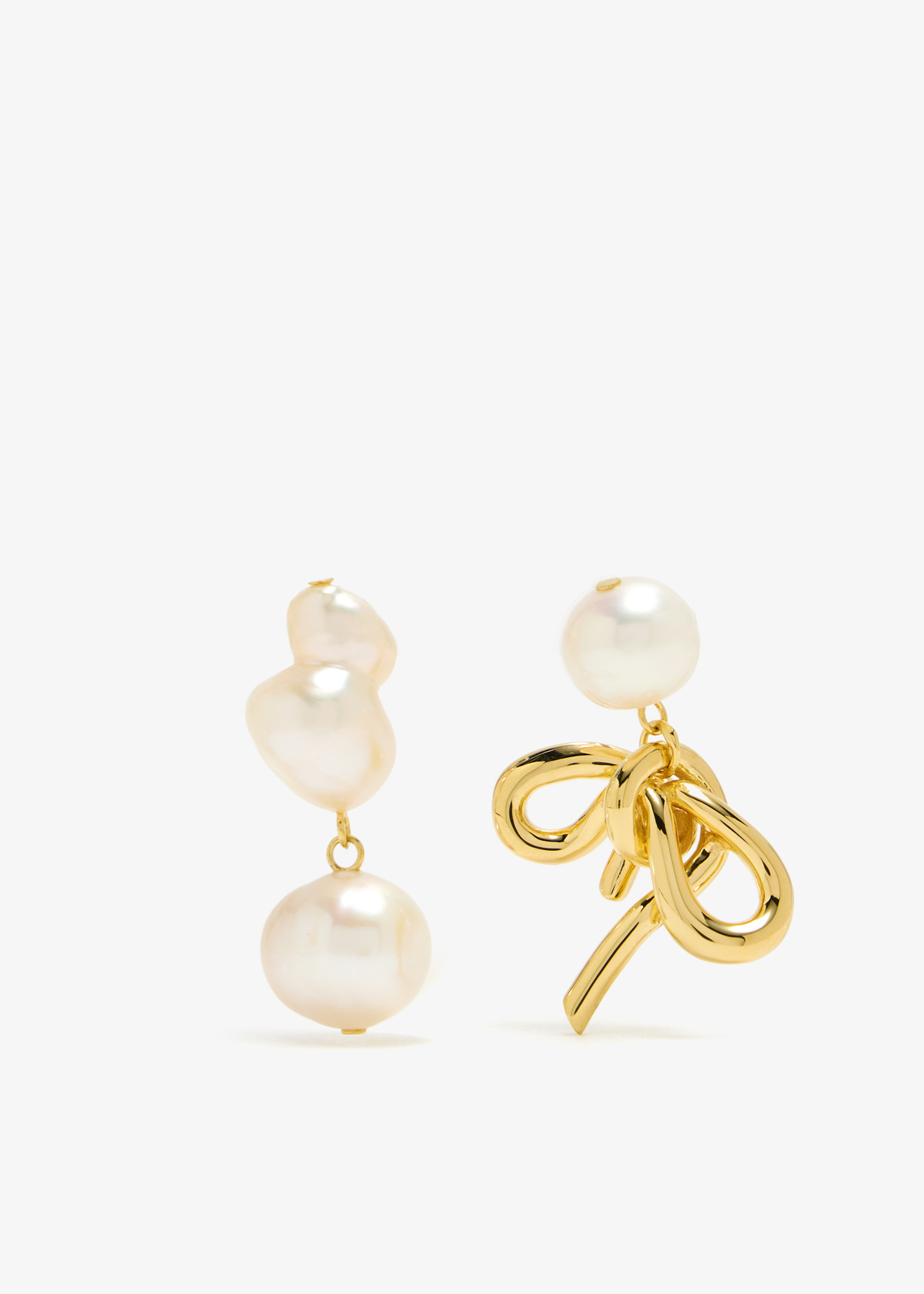 

Once in a Blue Moon earrings, Gold