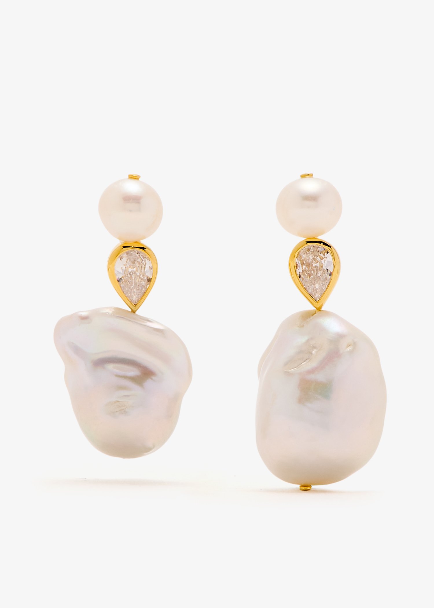 

Pulp earrings, White