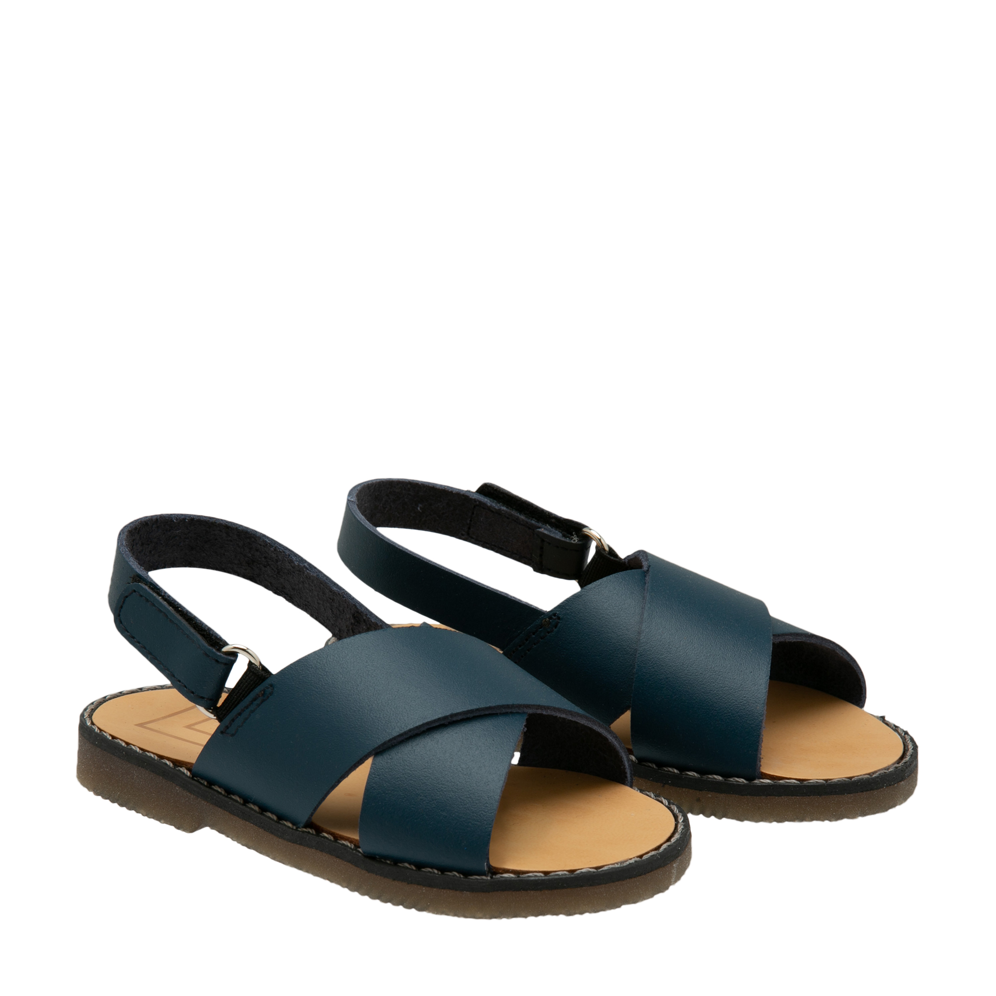 

Leather sandals, Blue