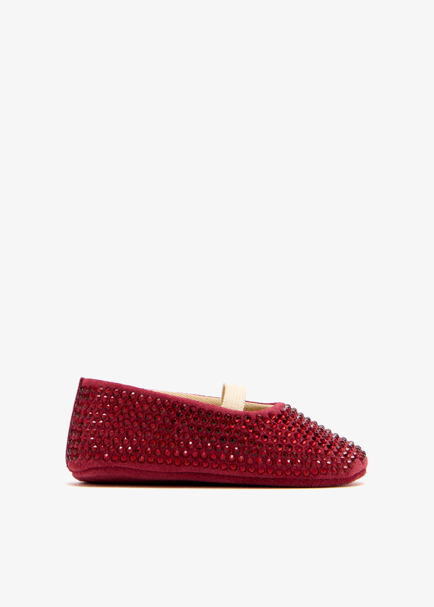 

Crystal ballet flats, Red