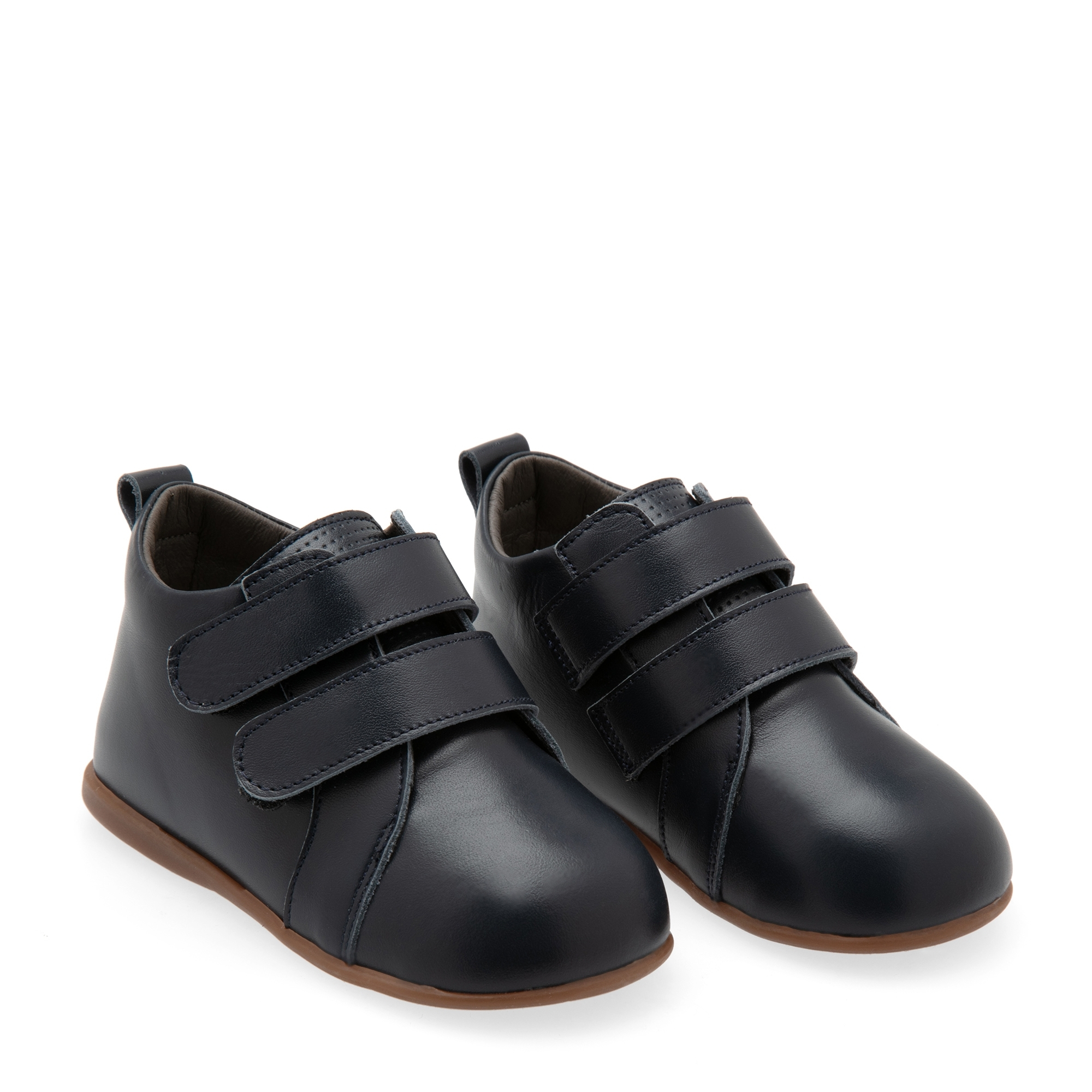 

Leather booties, Blue