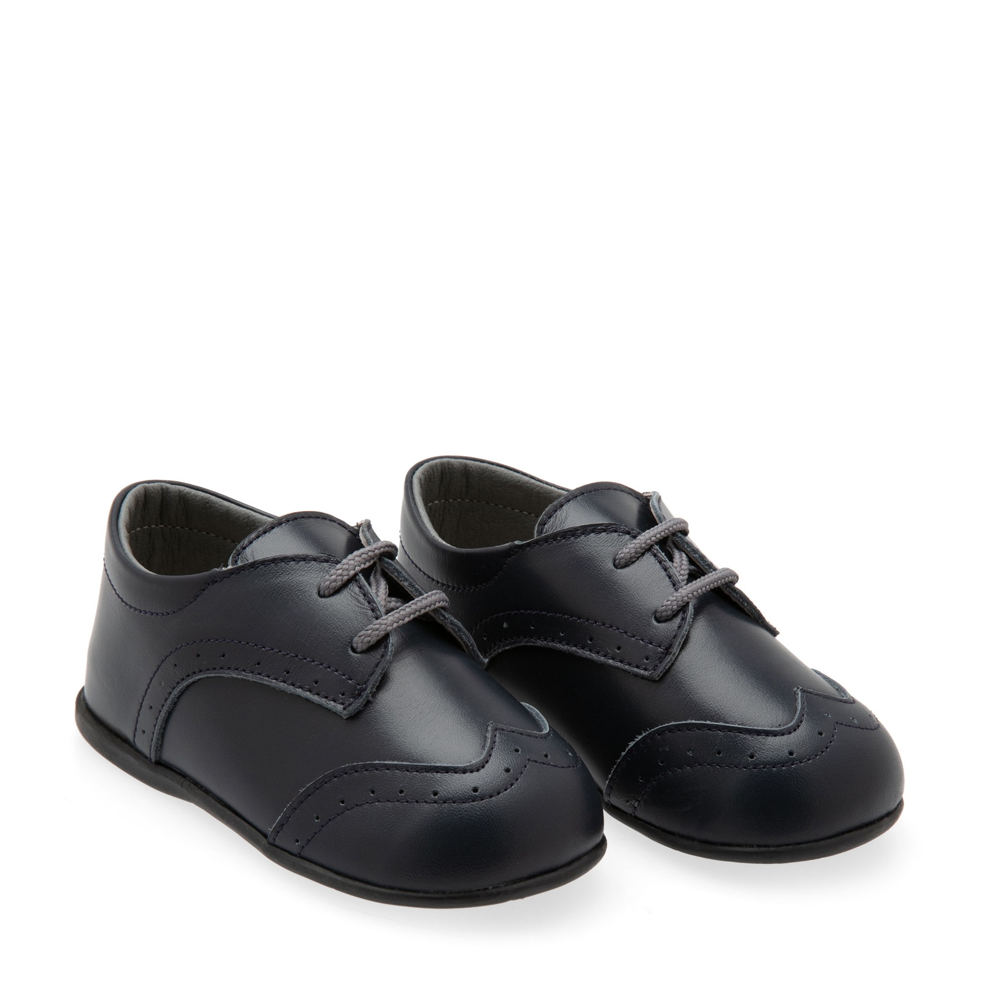 

Oxford brogue booties, Blue