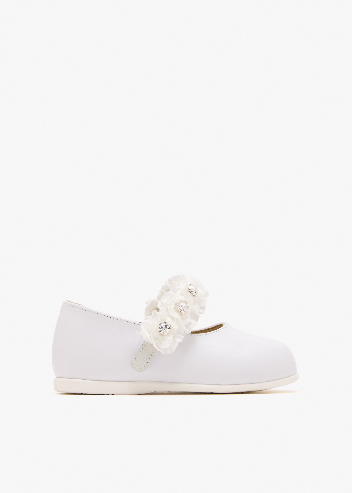 

Flower ballerinas, White