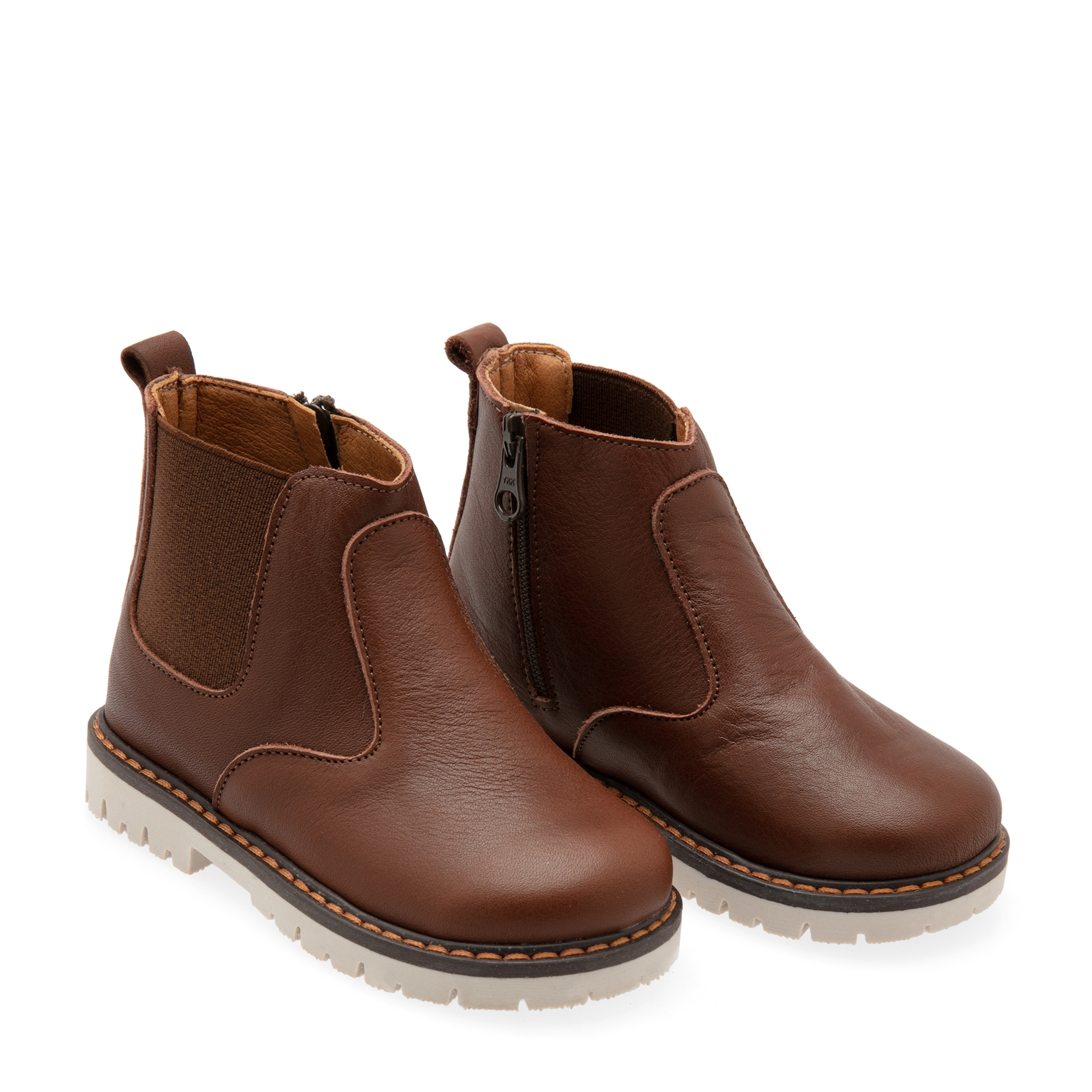 

Leather chelsea boots, Brown