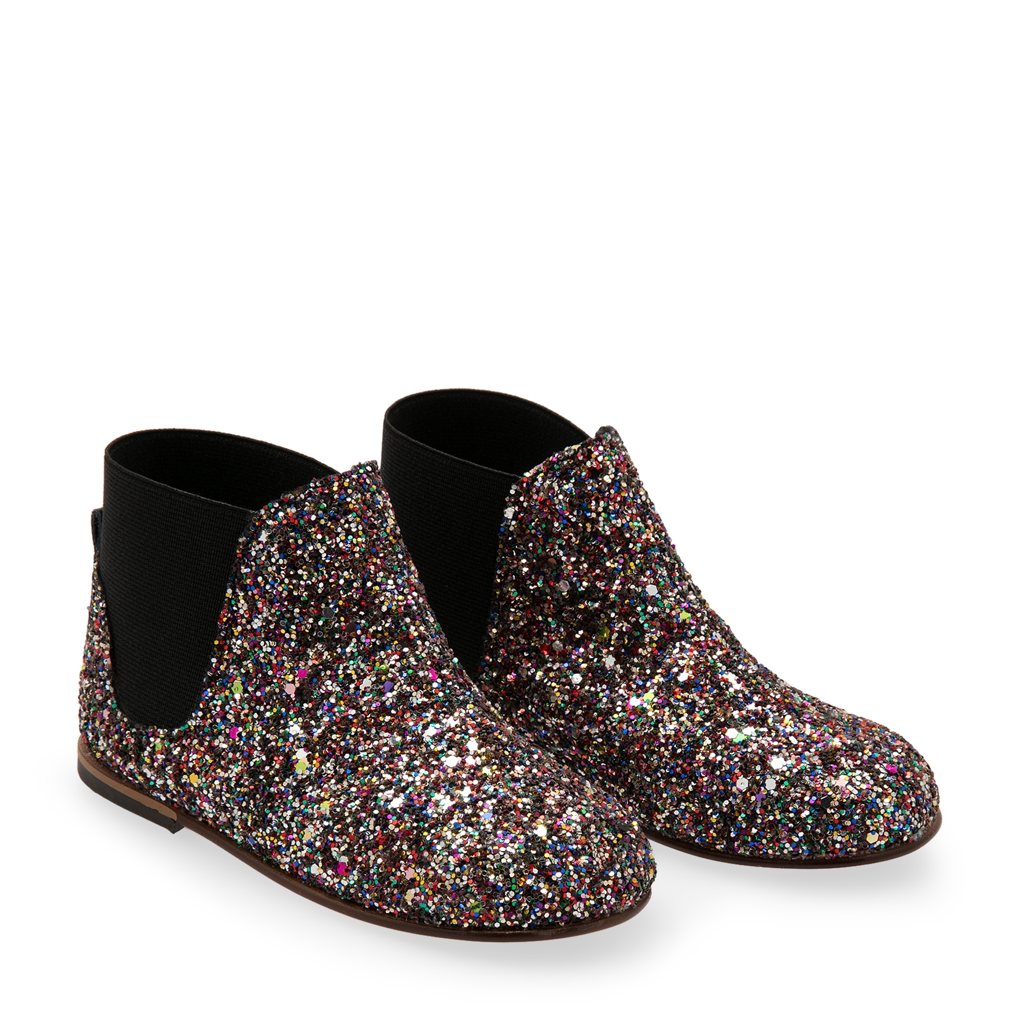 

Glitter chelsea boots, Multi-coloured