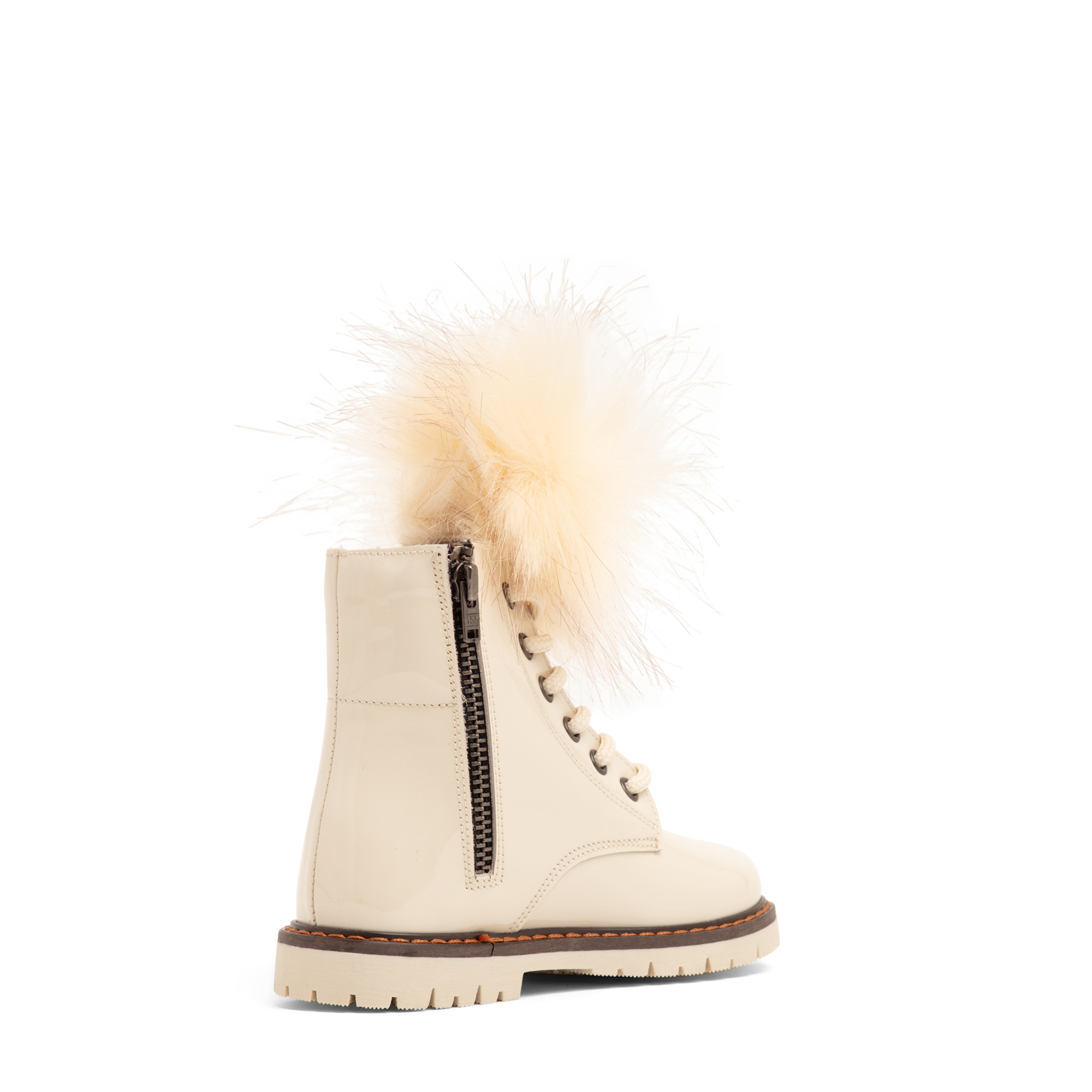 

Leather boots, White