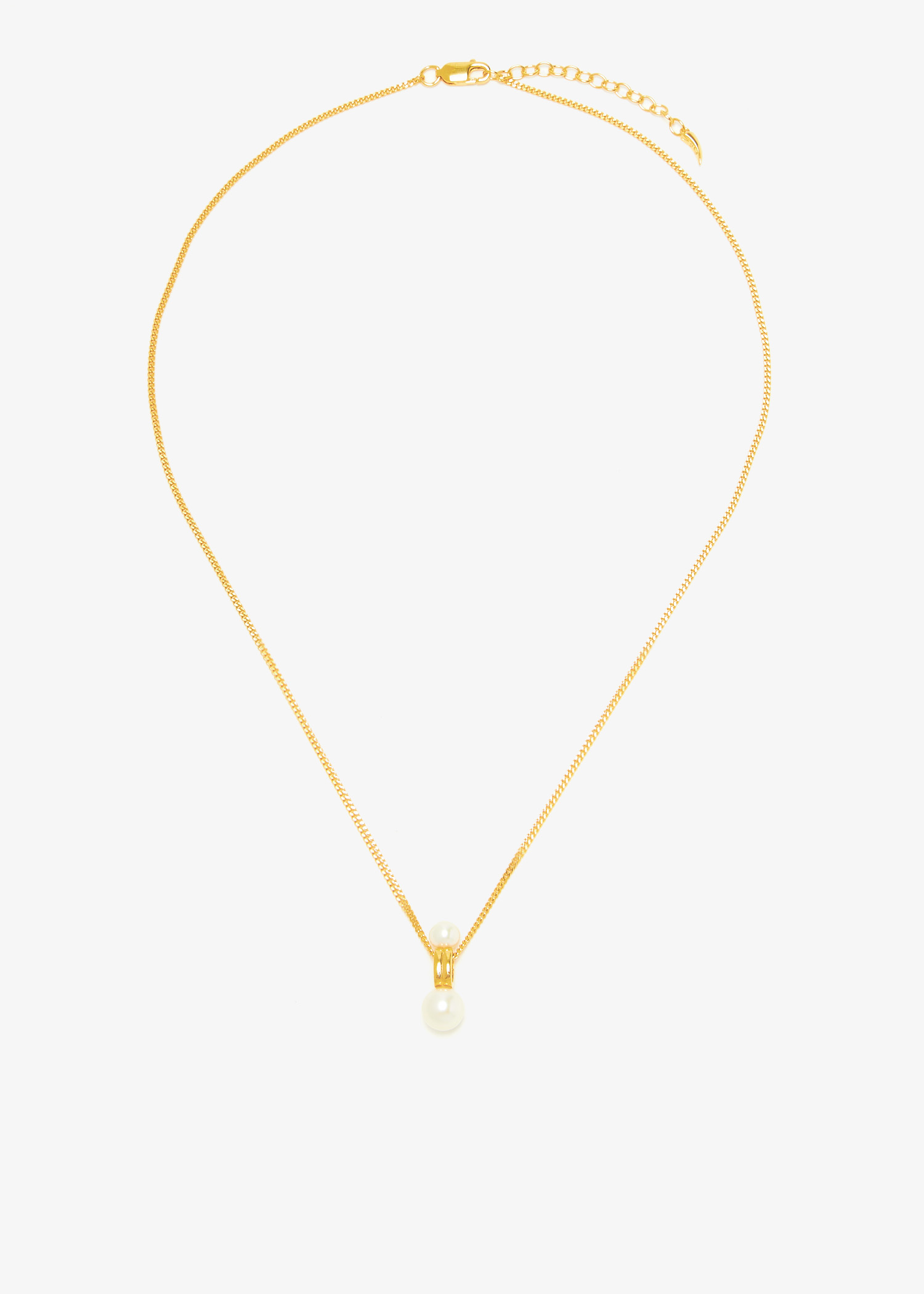 

Pearl Ridge Pendant chain necklace, Gold