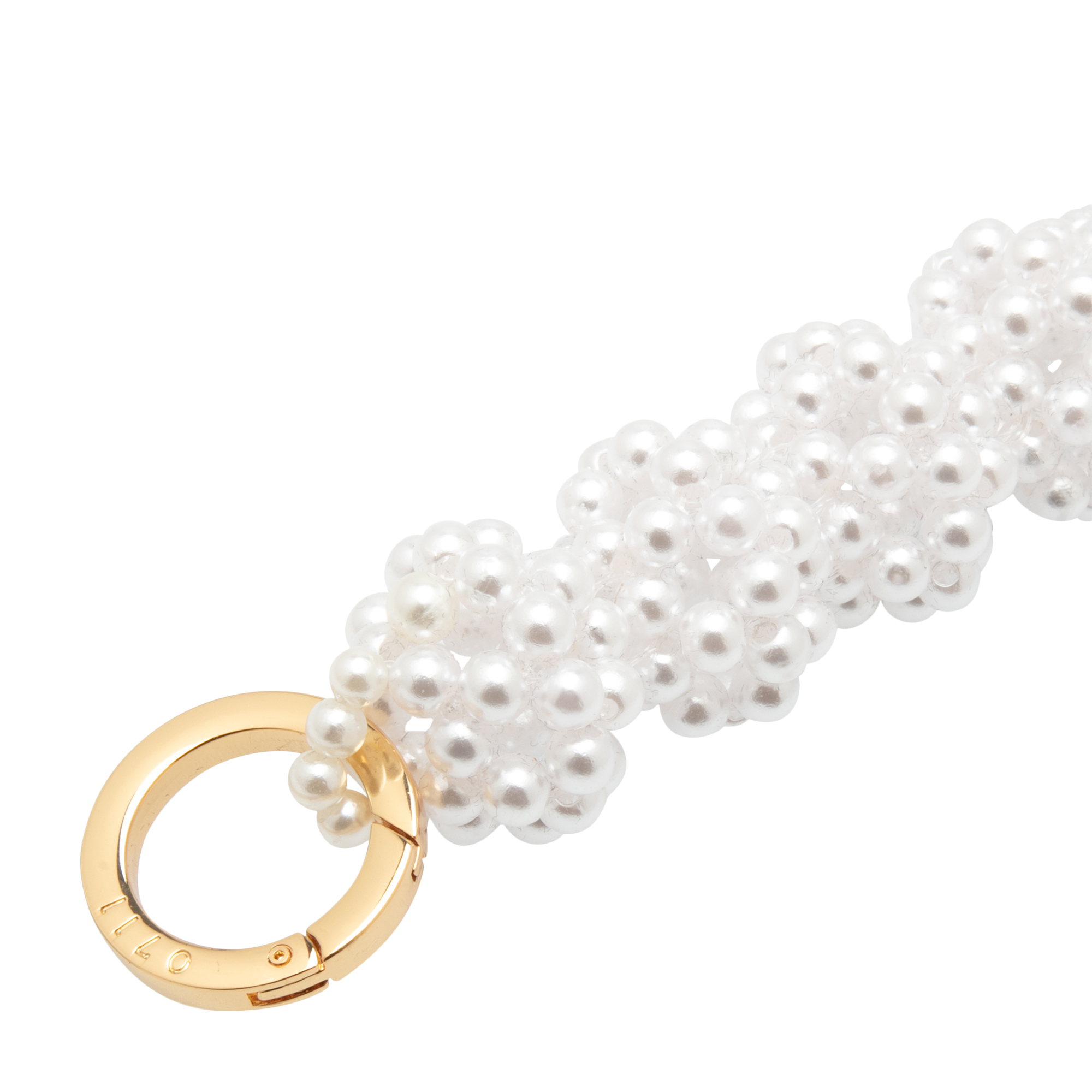 

Beaded handle, White