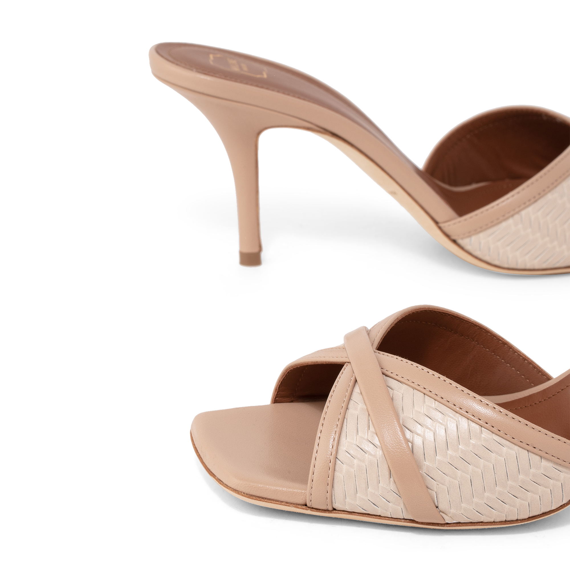 

Perla mules, Beige