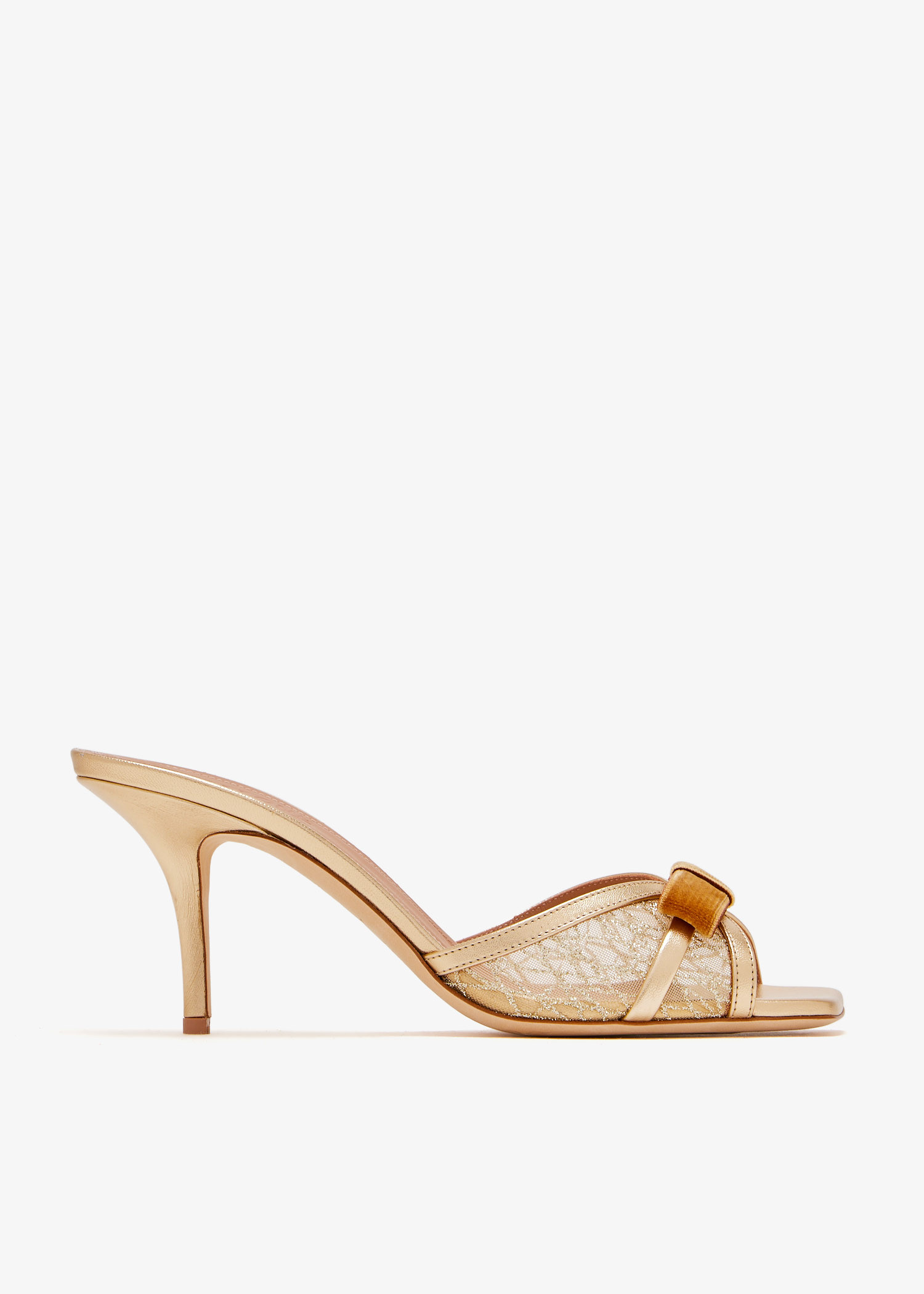 

Perla 70 mules, Gold