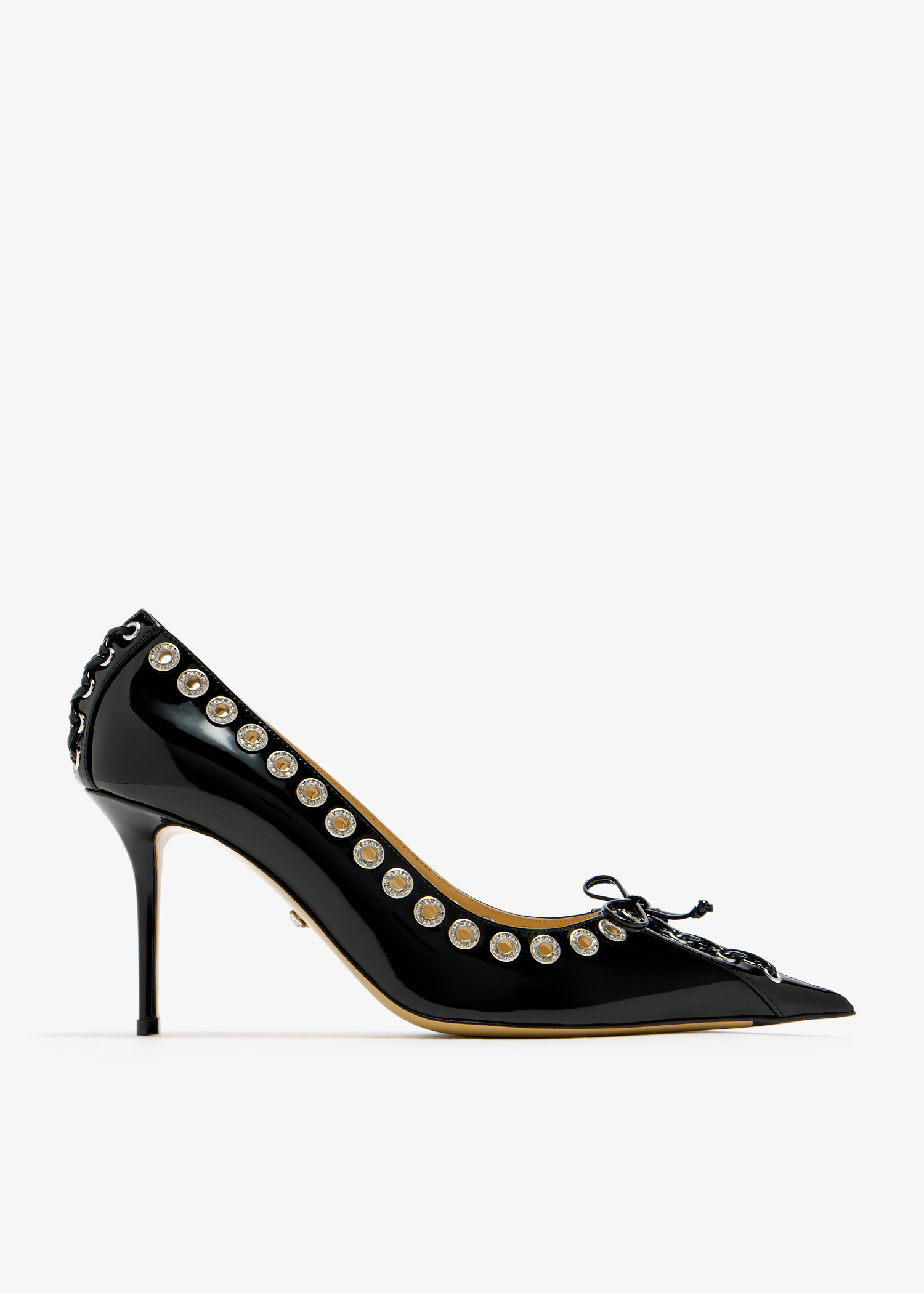 

Crystallized Corset pumps, Black