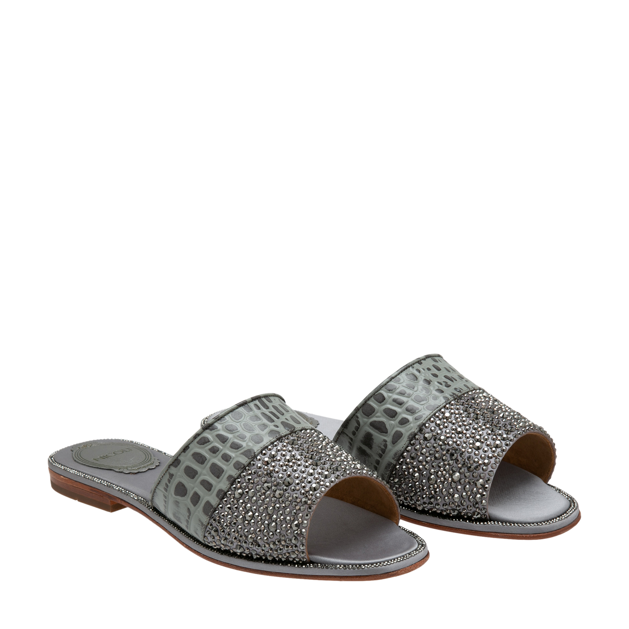 

Pietra sandals, Grey