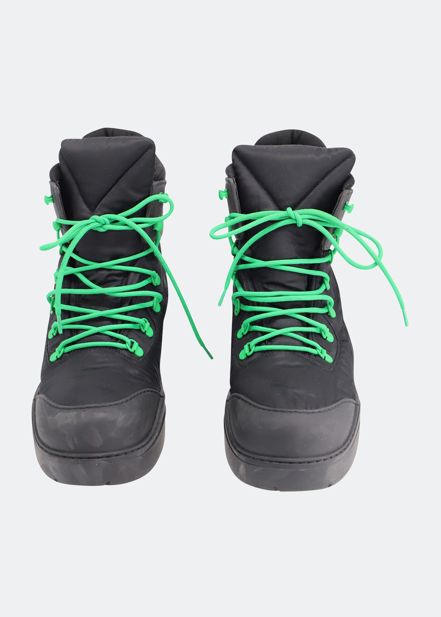 

Puddle bomber hiking boots in black nylon and rubber