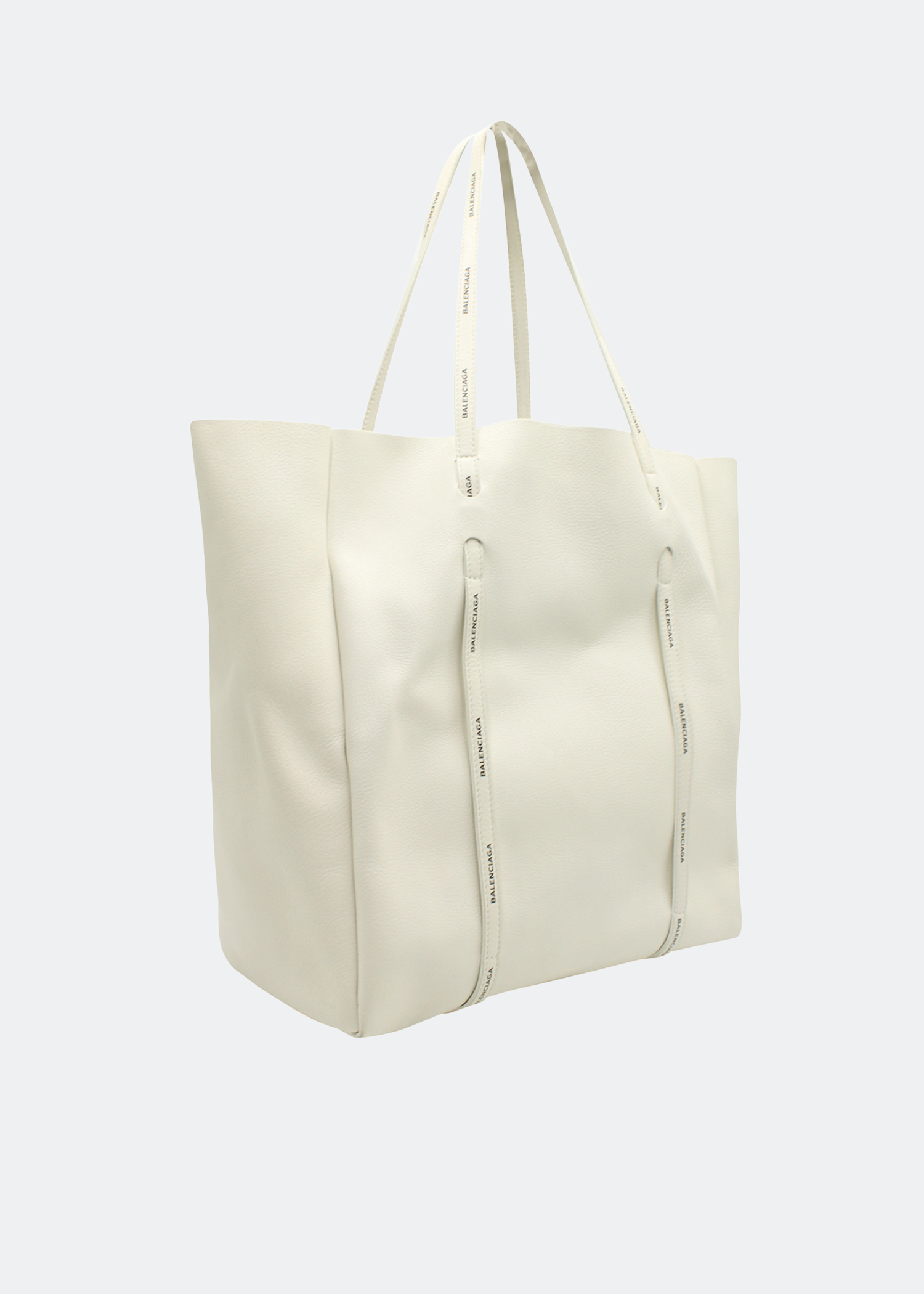 

Everyday M tote bag in white leather