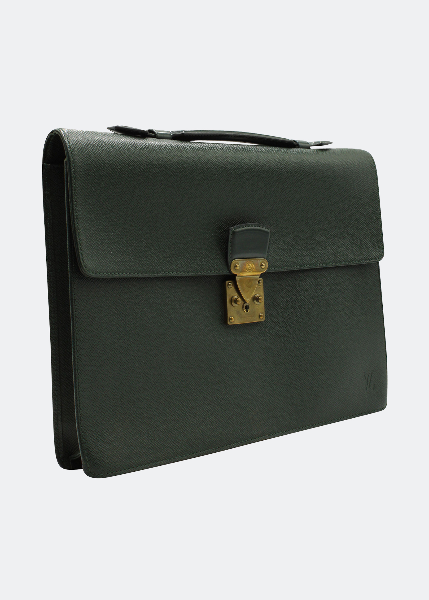 

Robusto briefcase, Green