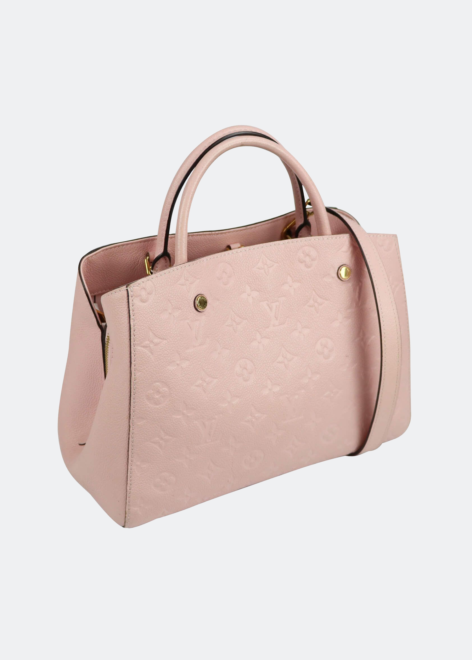 

Montaigne MM bag in pink monogram empreinte