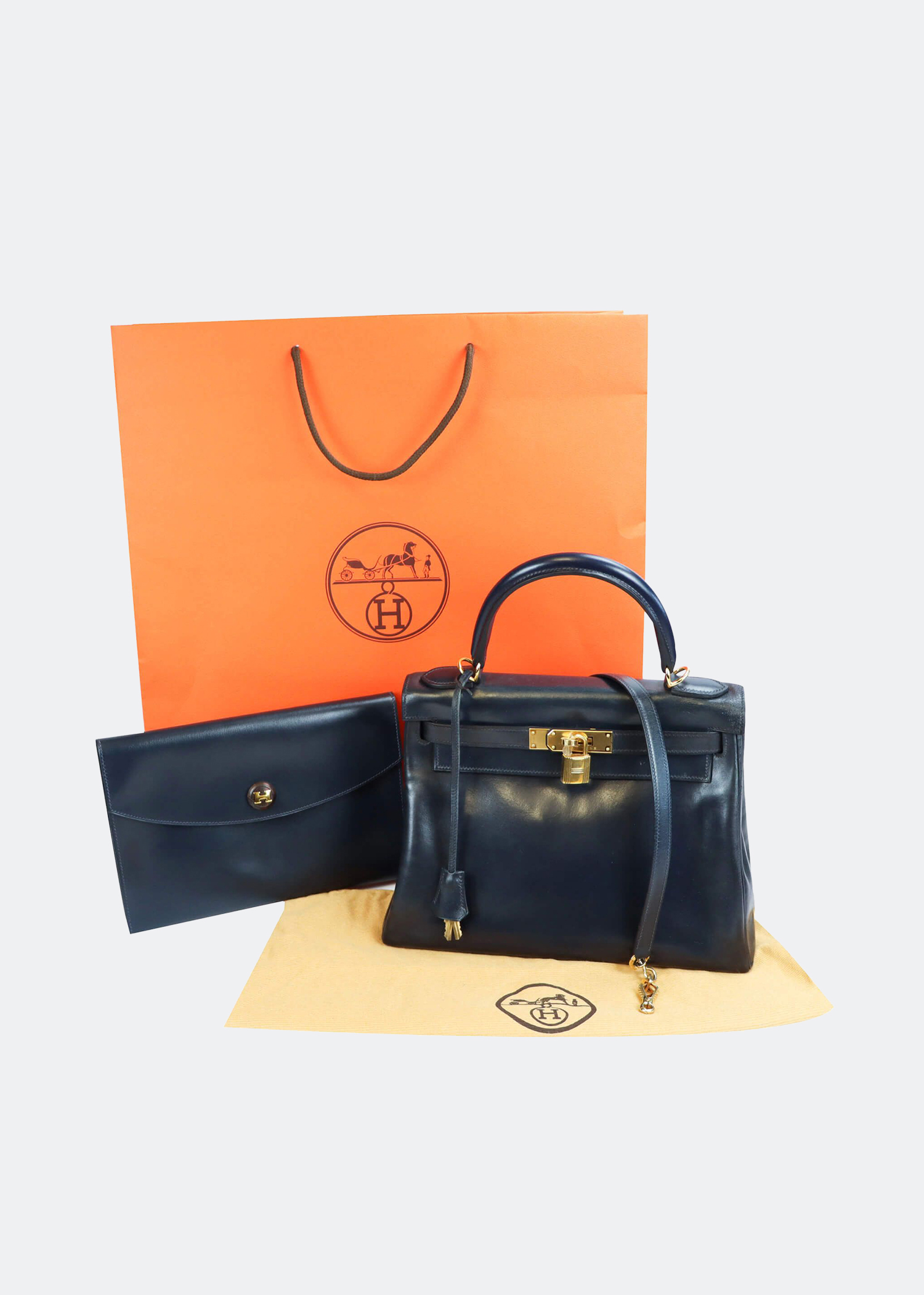

Kelly 28 bag, Blue