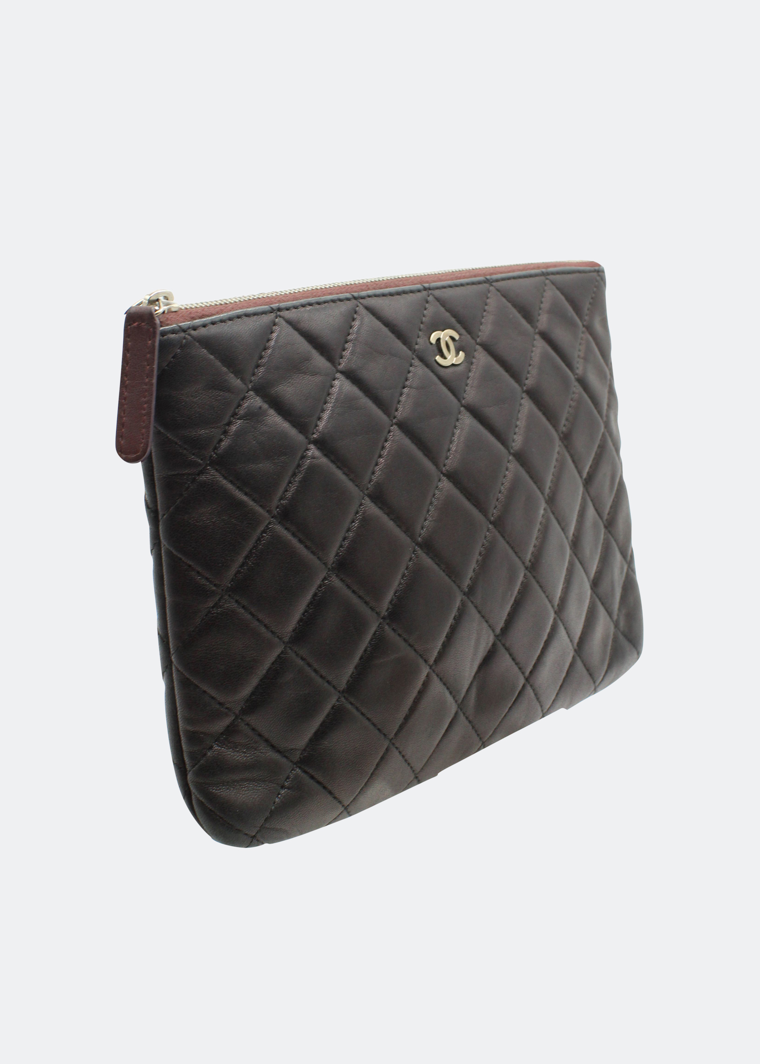 

Classic quilted pouch, Brown
