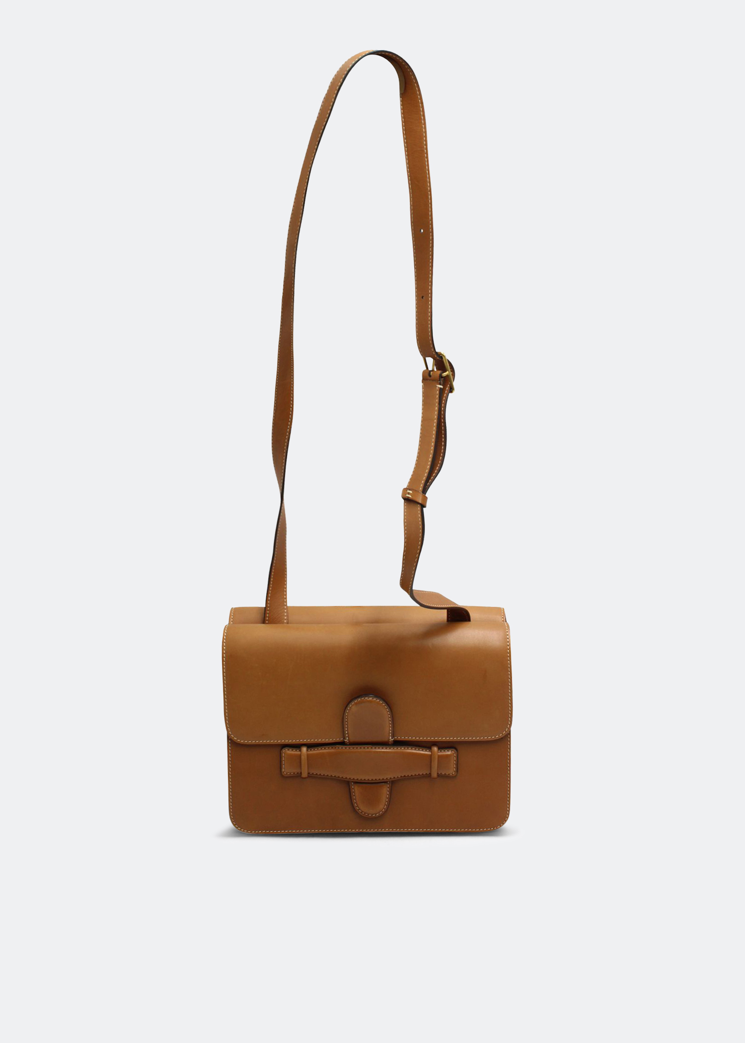 

Symmetrical medium bag, Brown