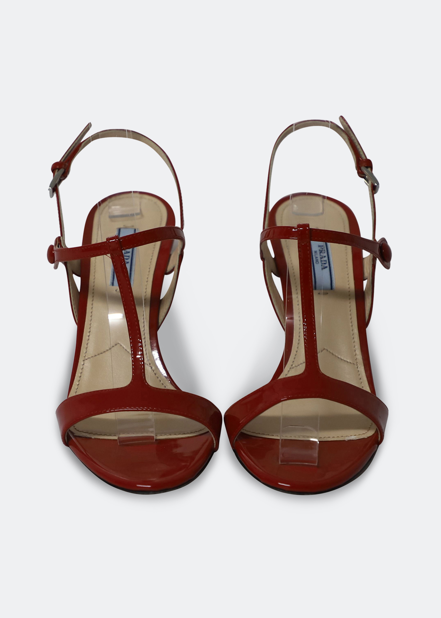 

T-Strap sandals, Red