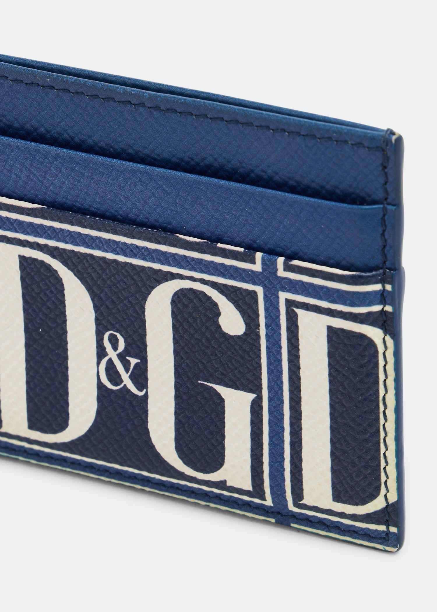 

Logo printed cardholder, Blue
