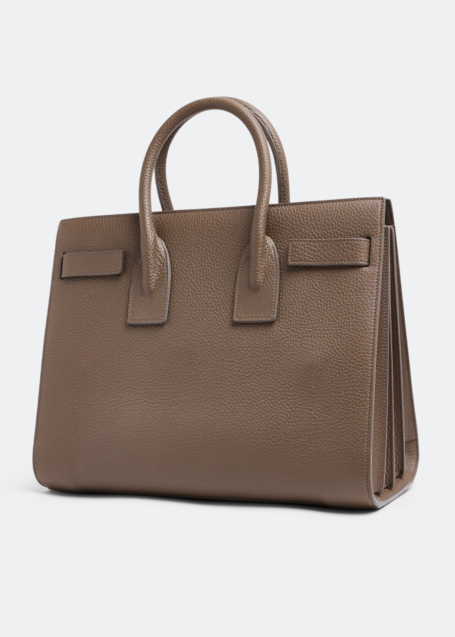 

Saint Laurent Medium Sac De Jour Handbag in Brown Leather