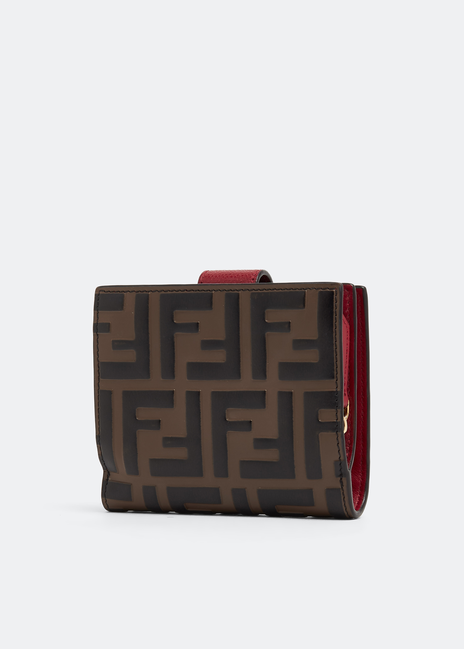 

F is Fendi bi-fold wallet, Brown