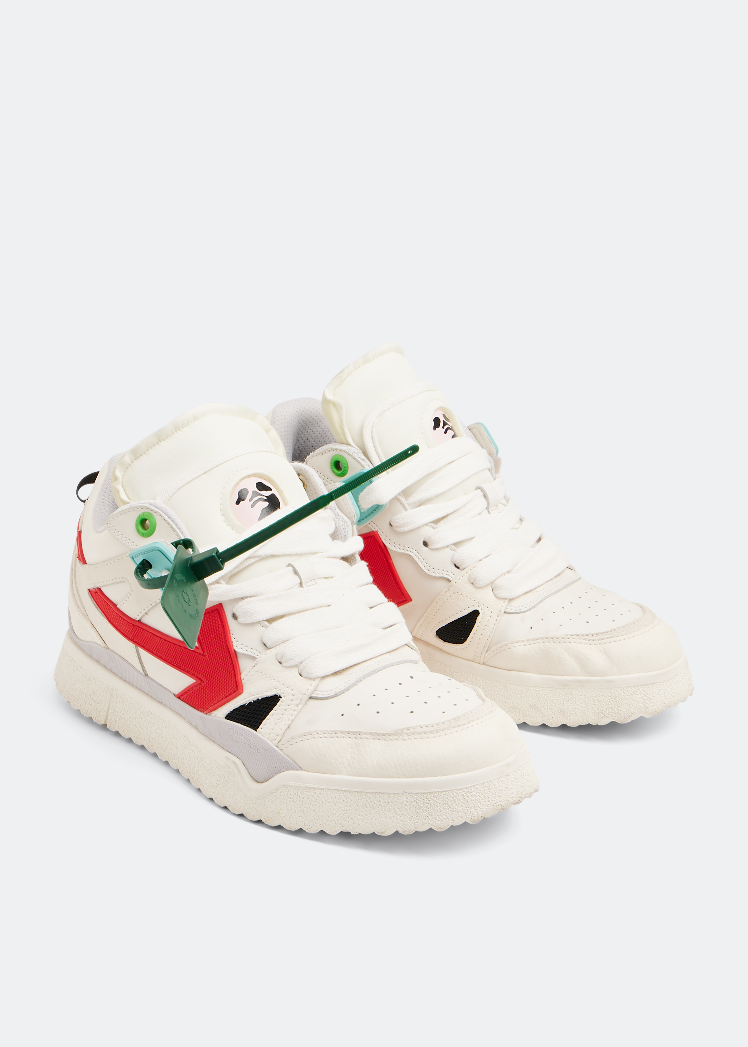 

Midtop Sponge sneakers, White