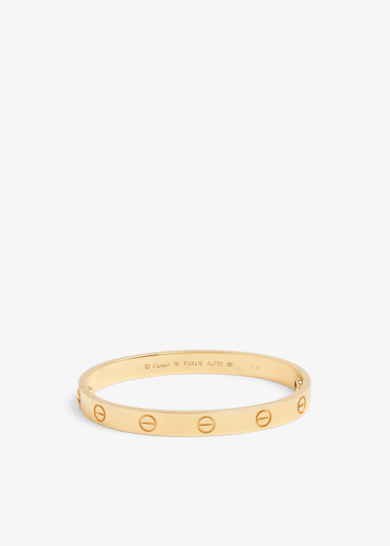 Image of A Gold 'Love' Bangle Bracelet, by Aldo Cipullo for Cartier, by  Cartier