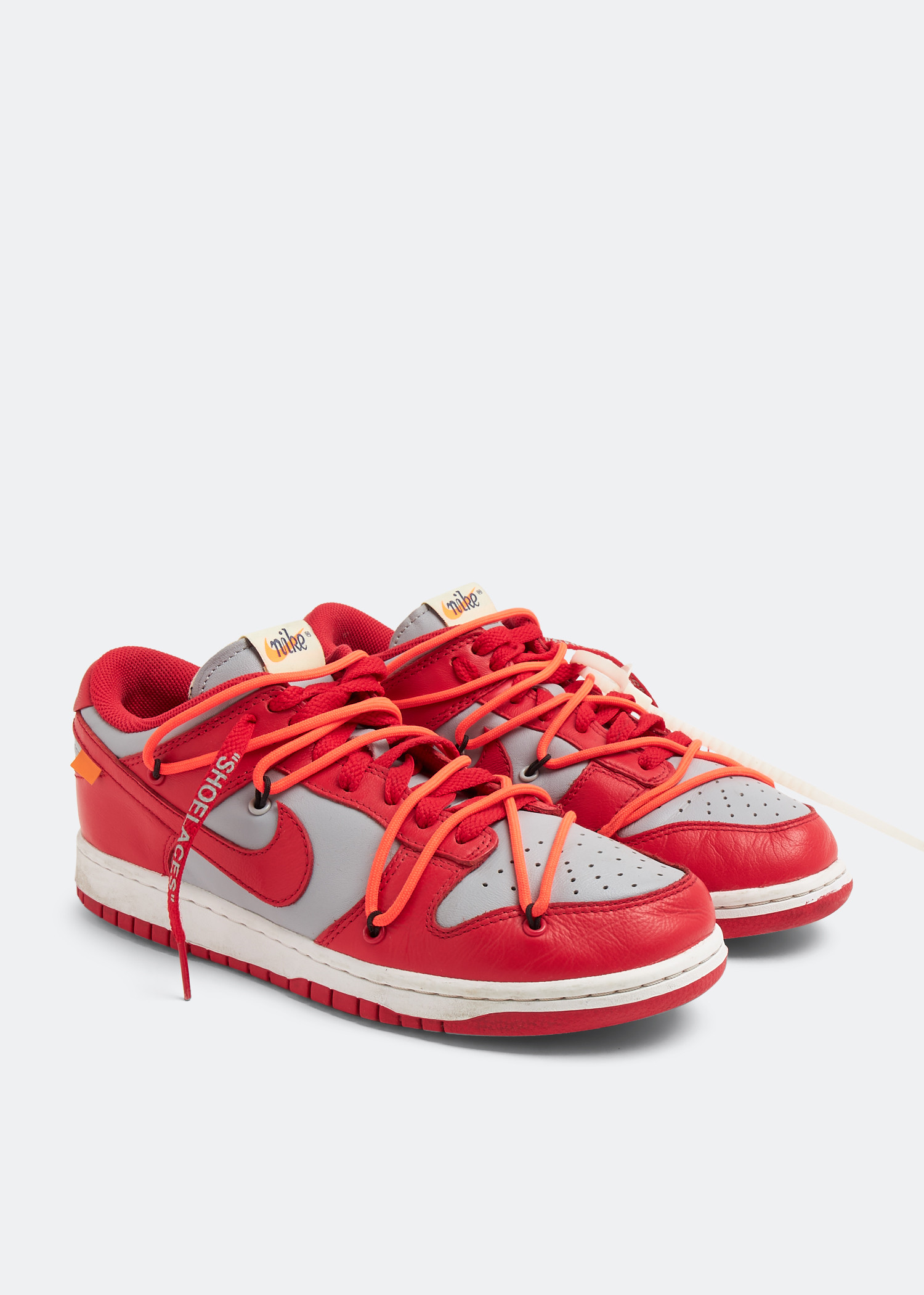 

x Off-White Dunk Low sneakers, Red