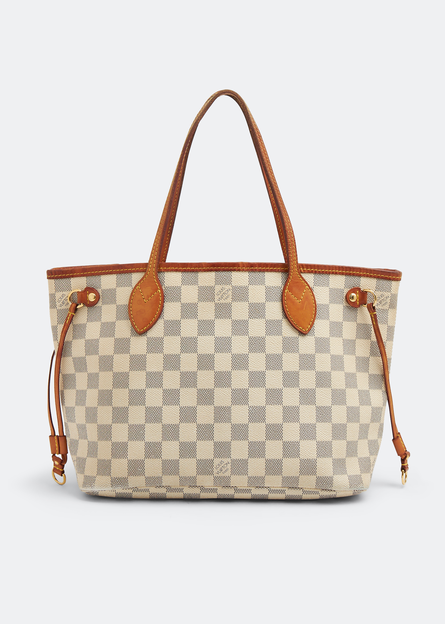 Louis Vuitton Pre-Loved Neverfull PM tote bag for Women - White in Kuwait