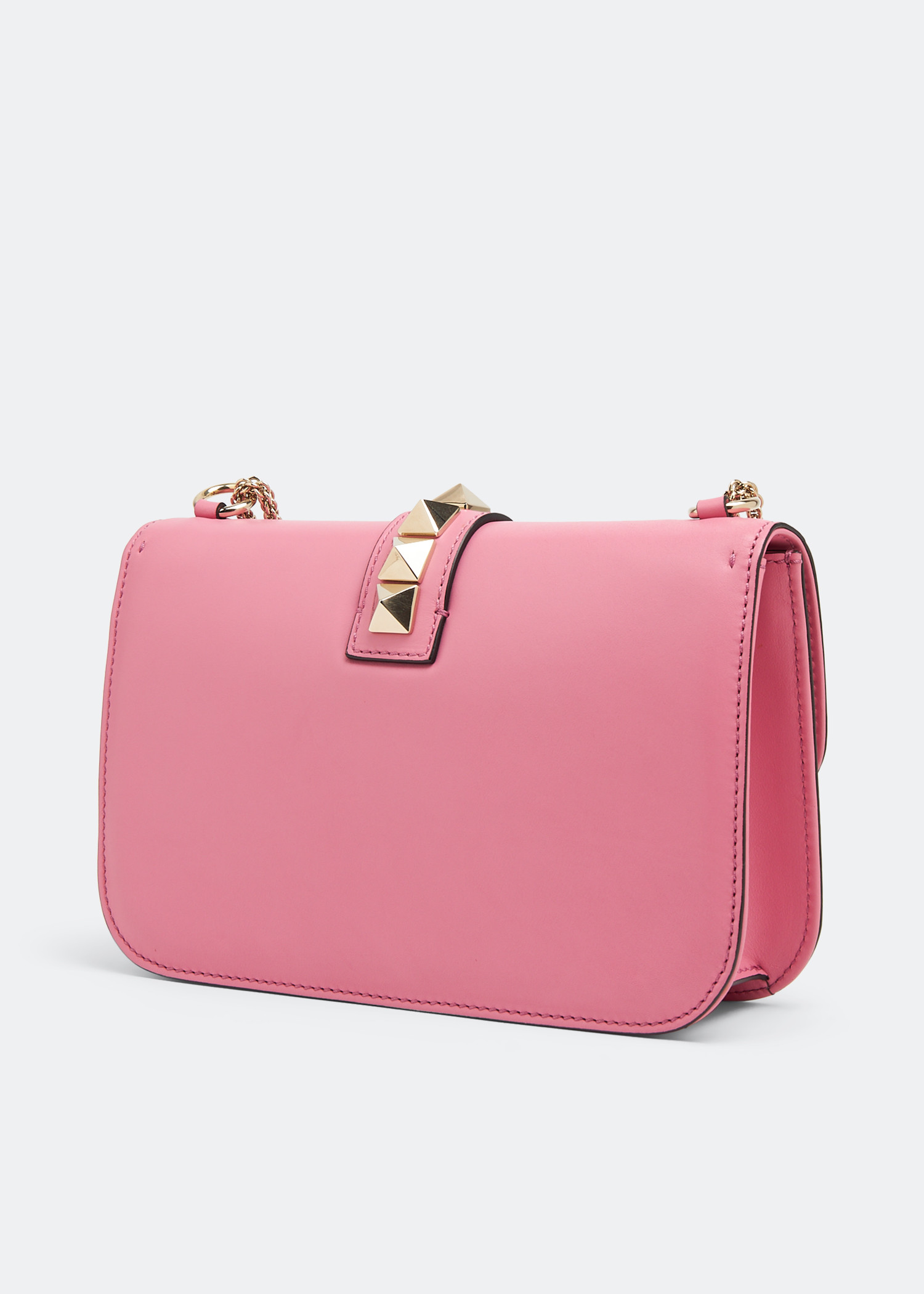 

Glam Lock medium flap bag, Pink
