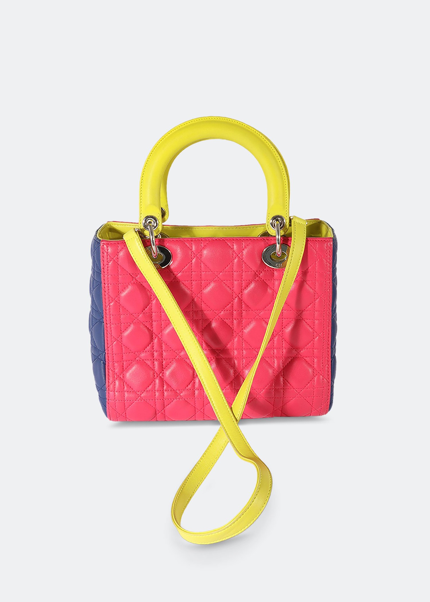 

Medium Lady Dior bag, Multicolored