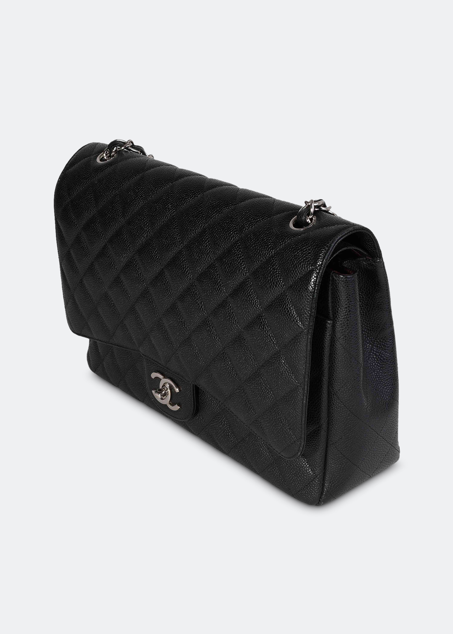 

Maxi Classic Double Flap bag, Black
