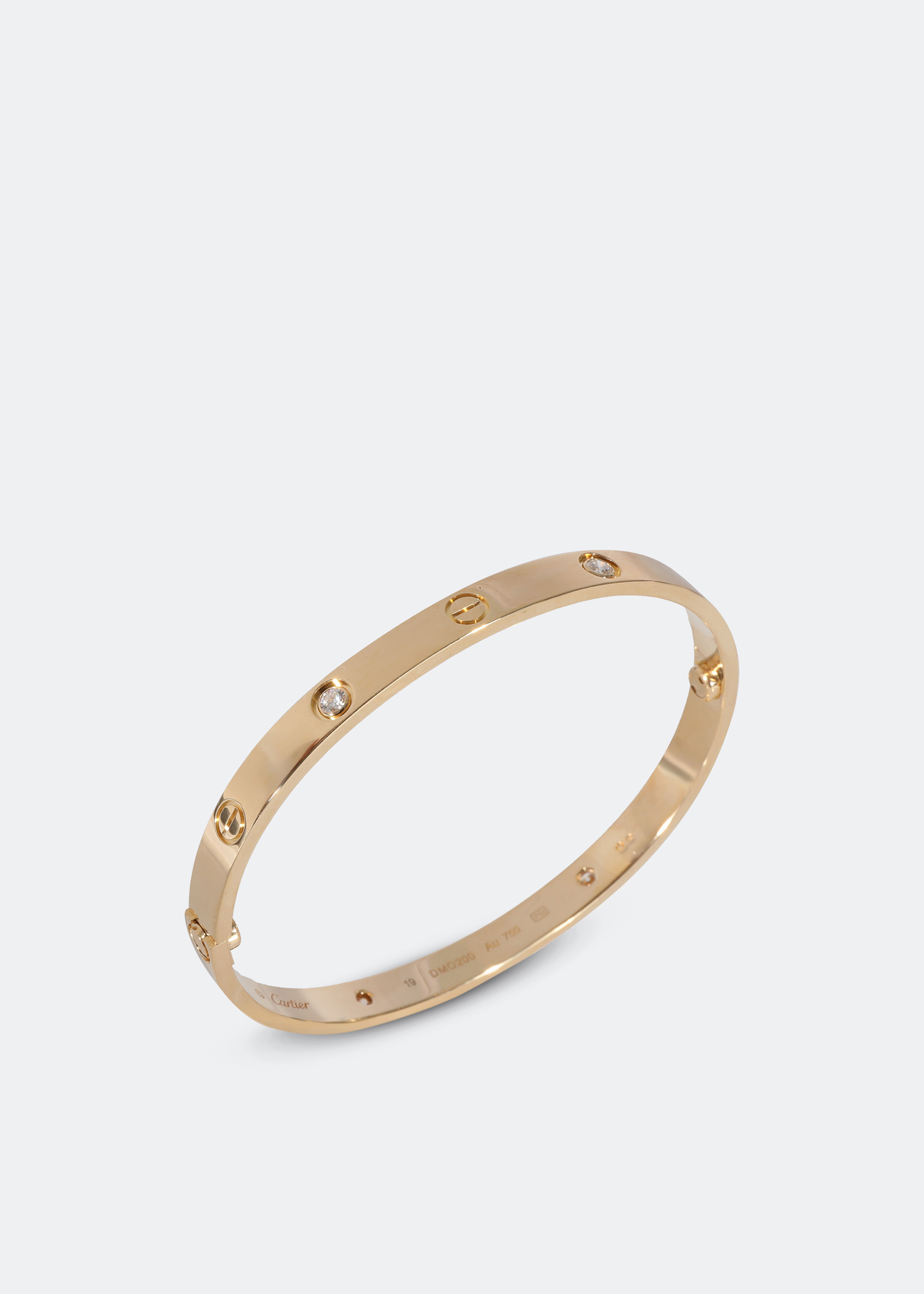 

LOVE 4 Diamond bracelet, Gold