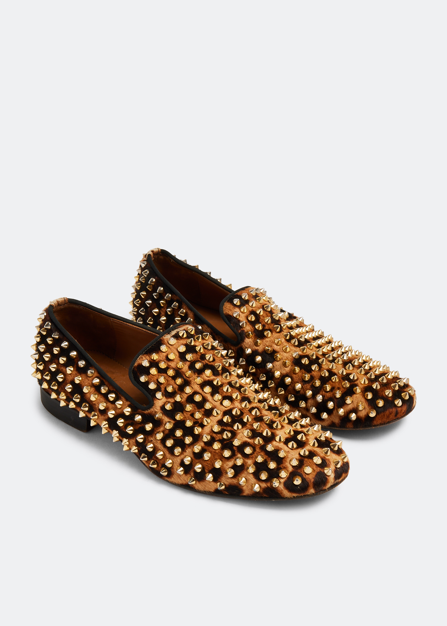 

Roller Boy spiked loafers, Animal print